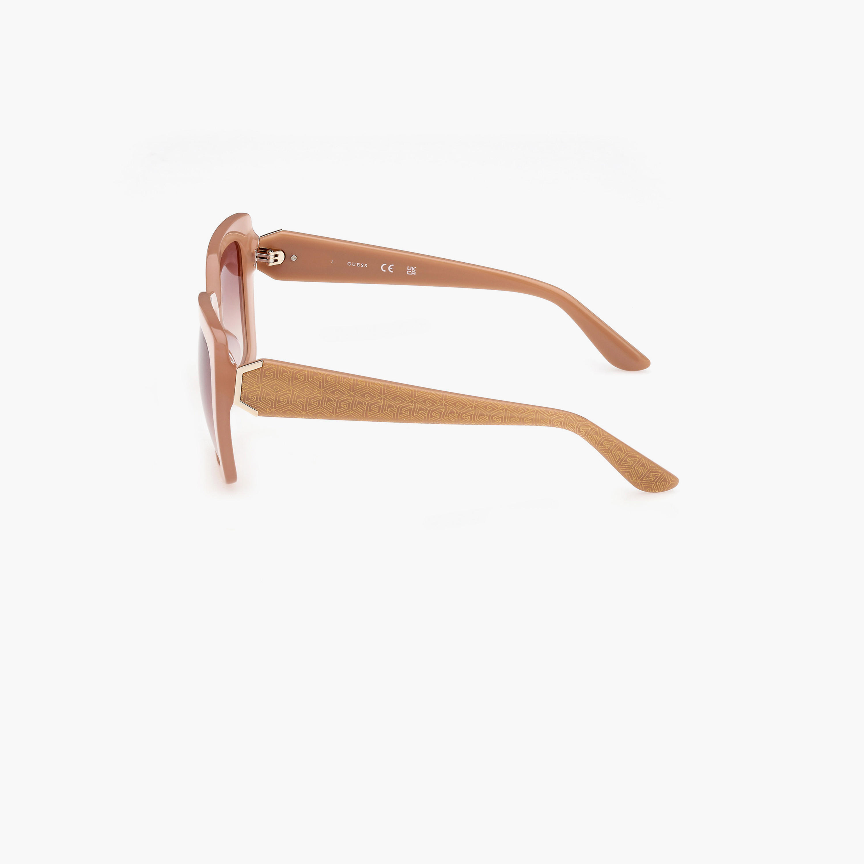 Guess 53 MM Gradient Brown Square Sunglasses GU788957F53-women-sunglasses-image-5