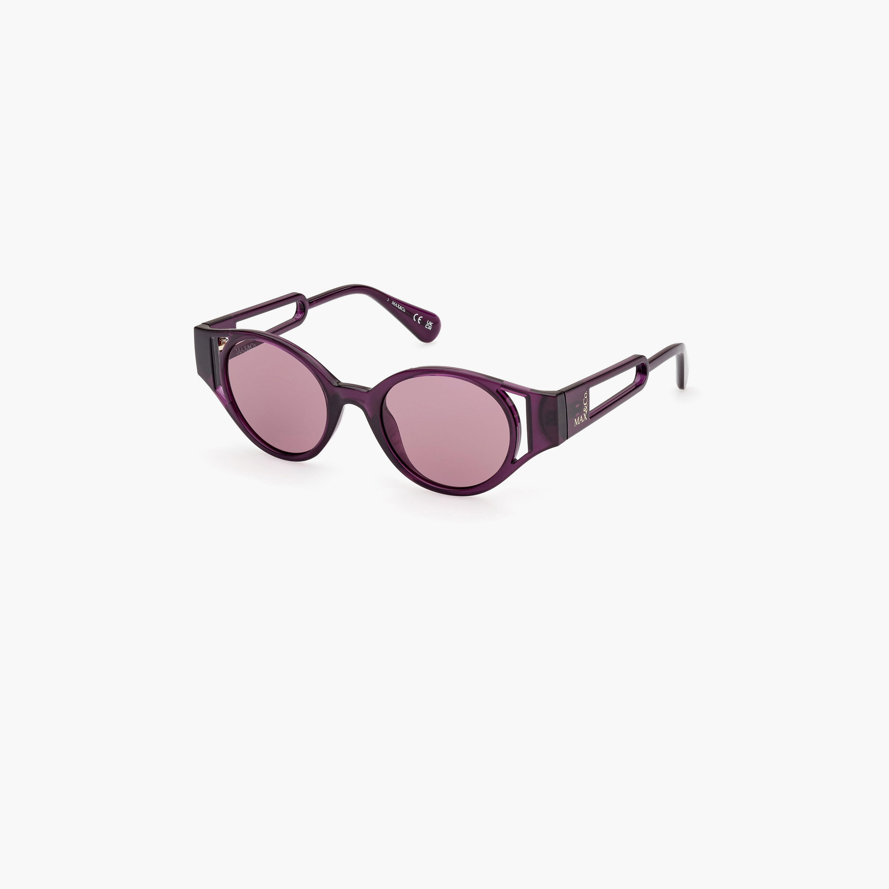 ماكس&كو.- نظارة شمسية دائرية بنفسجية 48 مم MO006981Y48-women-sunglasses-image-1