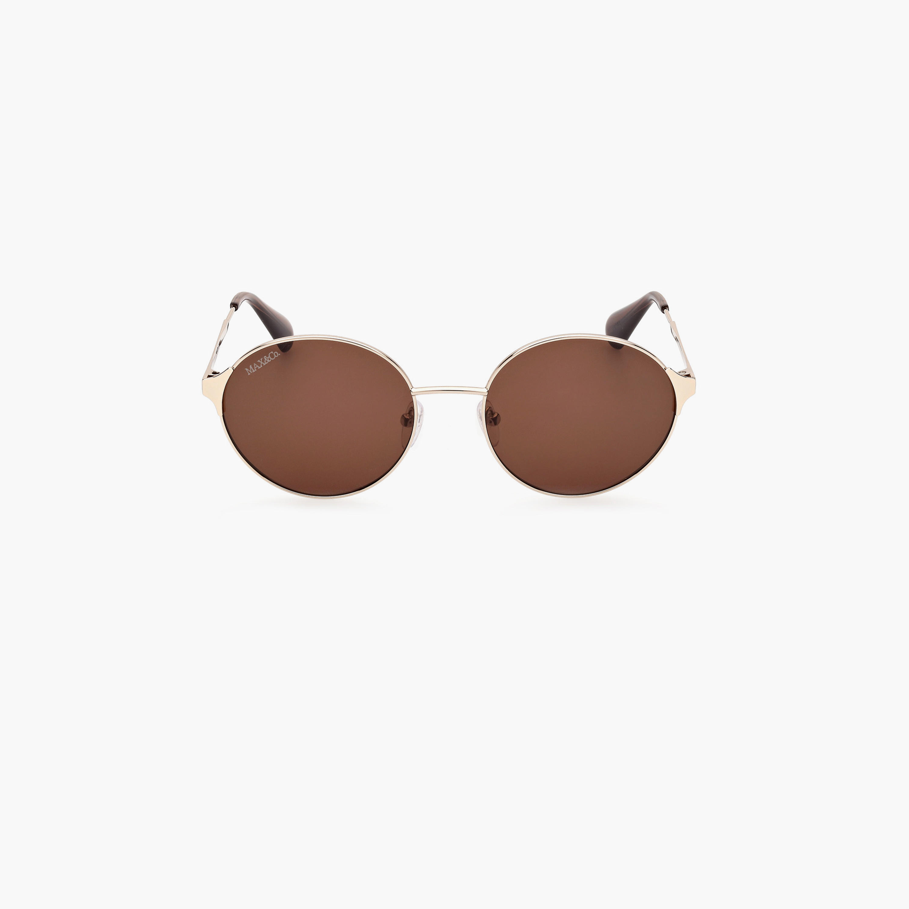 Max&Co. 54 MM Brown Round Sunglasses MO007332E54-women-sunglasses-image-4