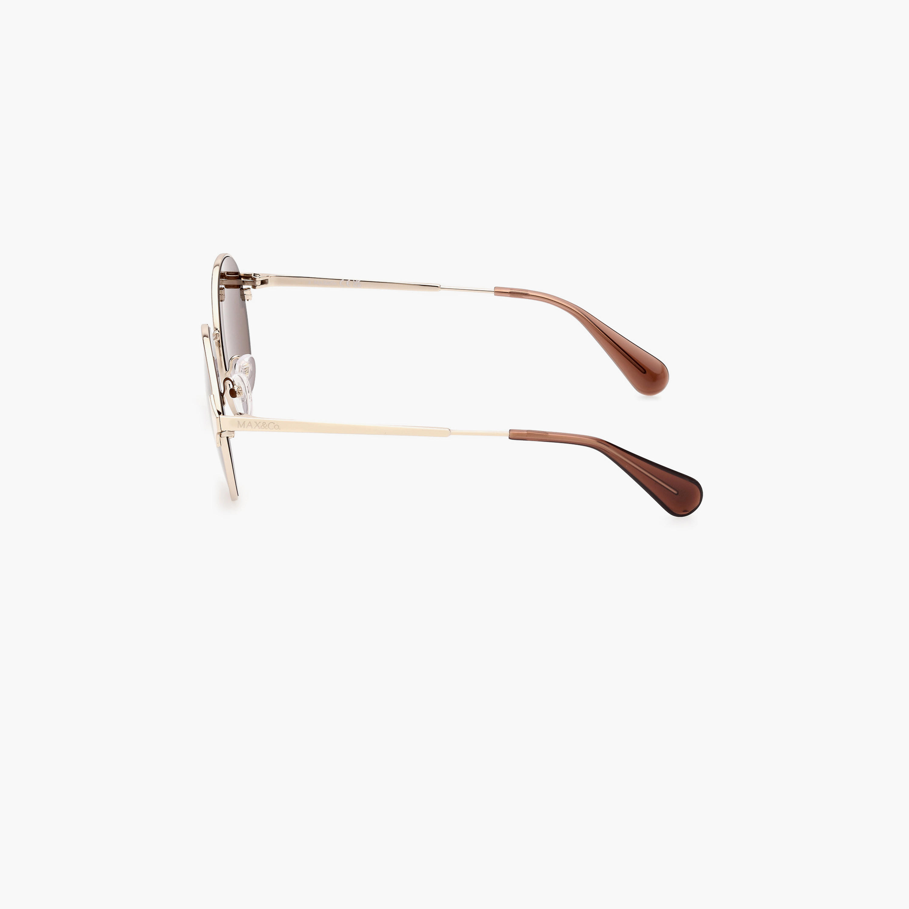 Max&Co. 54 MM Brown Round Sunglasses MO007332E54-women-sunglasses-image-5