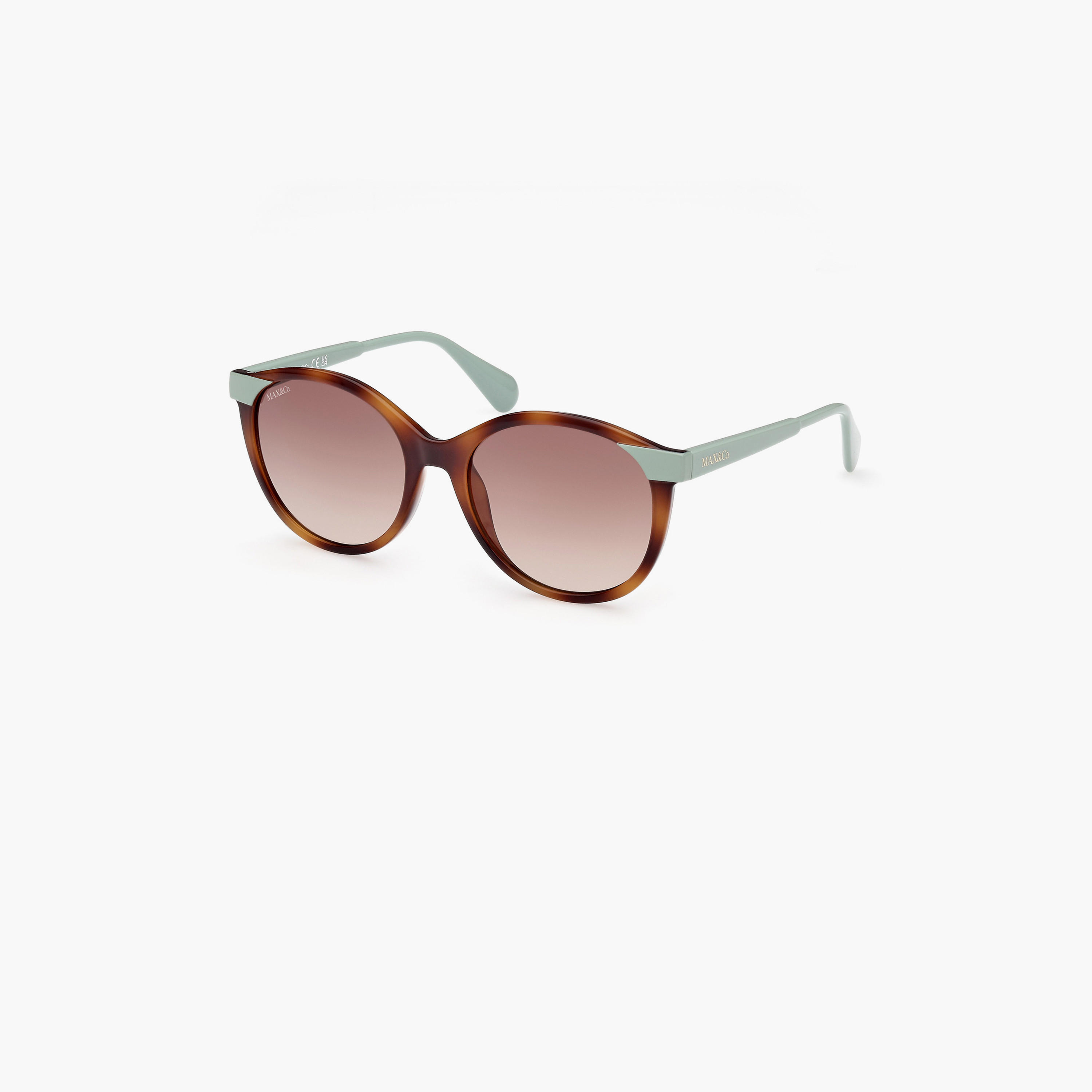 ماكس&كو.- نظارة شمسية دائرية لون بني متدرج 55 مم MO008456F55-women-sunglasses-image-1