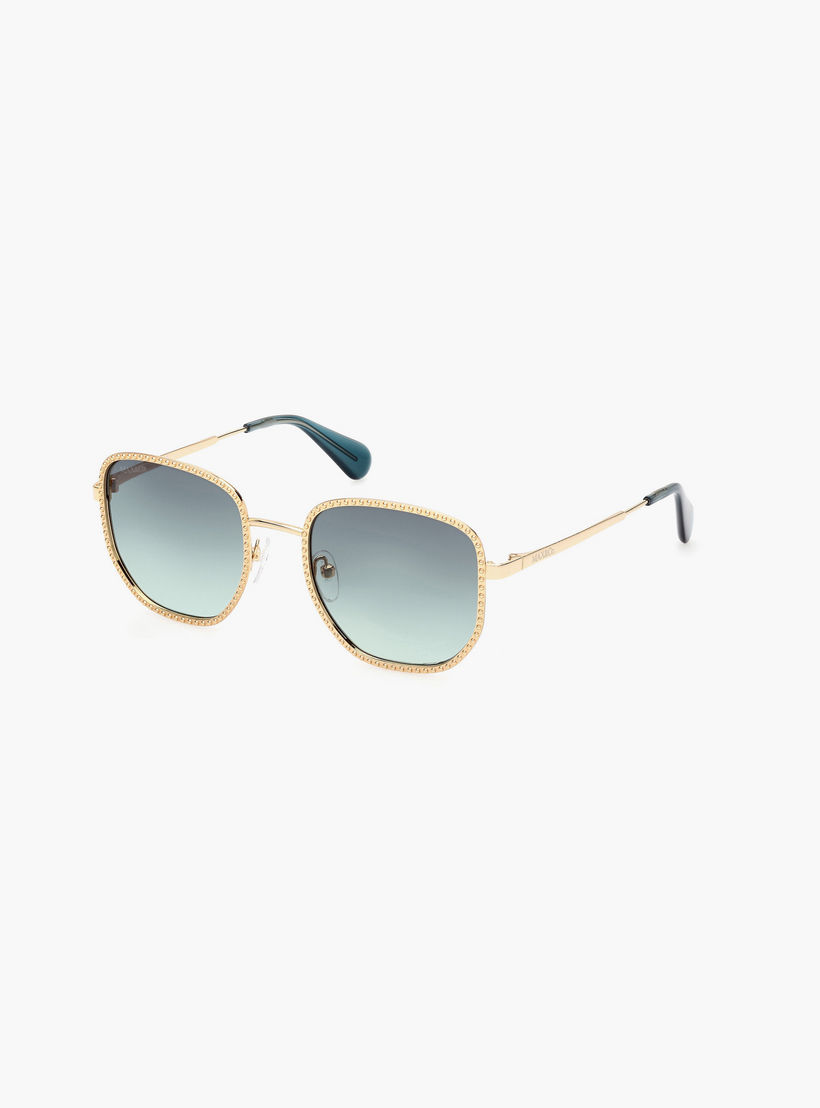 Max&Co. 52 MM Gradient Green Round Sunglasses MO009130P52-women-sunglasses-image-1