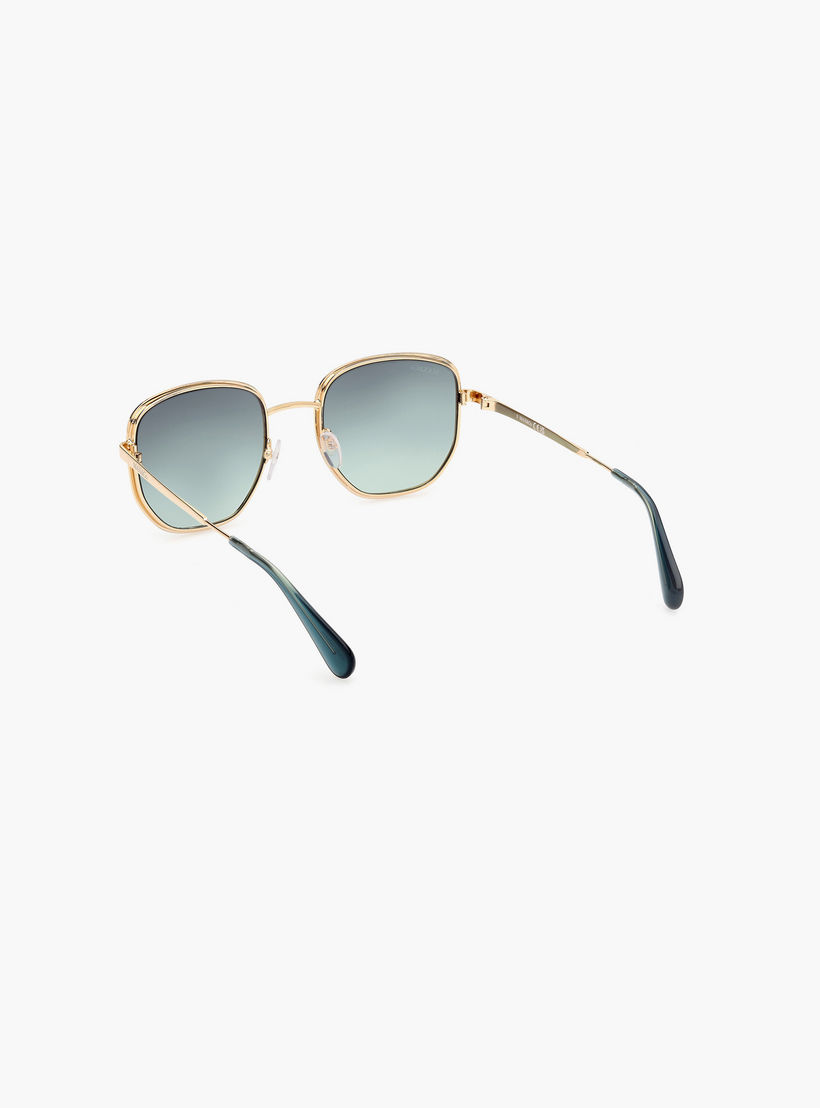 Max&Co. 52 MM Gradient Green Round Sunglasses MO009130P52-women-sunglasses-image-6