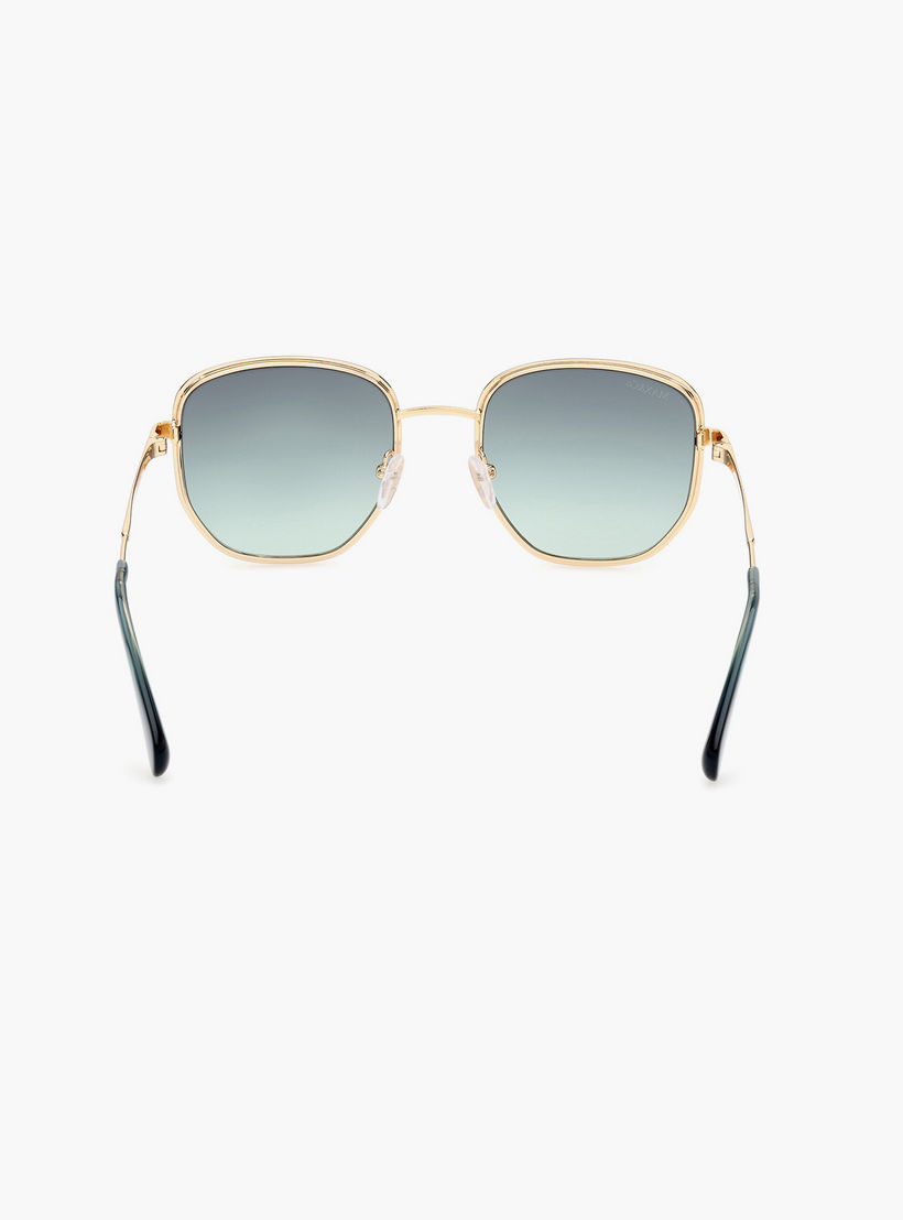 Max&Co. 52 MM Gradient Green Round Sunglasses MO009130P52-women-sunglasses-image-7