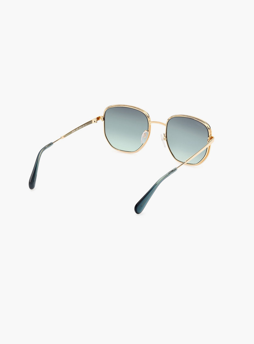 Max&Co. 52 MM Gradient Green Round Sunglasses MO009130P52-women-sunglasses-image-8