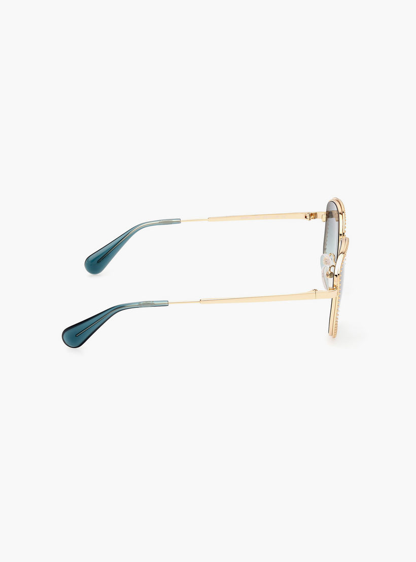 Max&Co. 52 MM Gradient Green Round Sunglasses MO009130P52-women-sunglasses-image-9