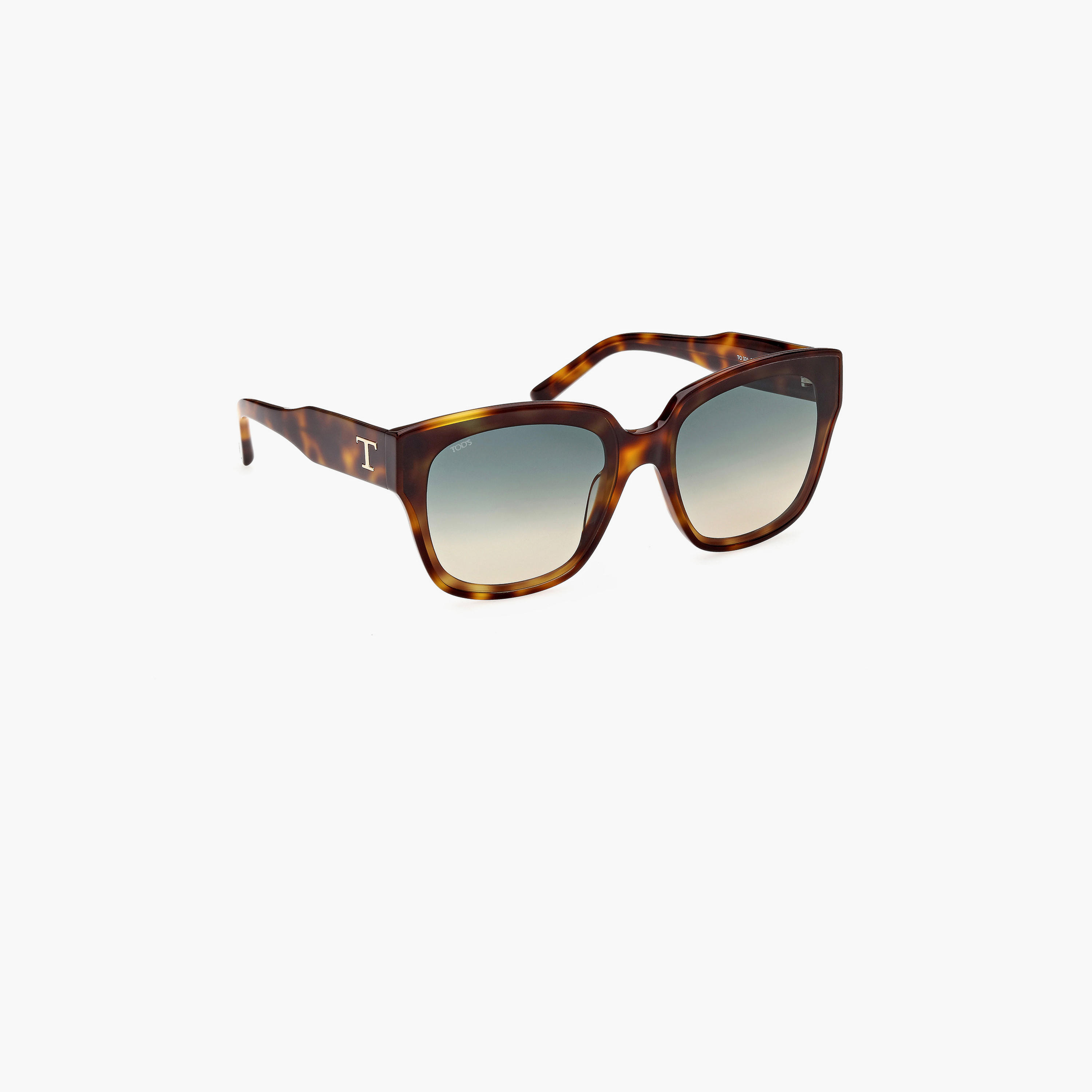 Tod's 65 MM Gradient Green Geometric Sunglasses TO033153P65-women-sunglasses-image-3