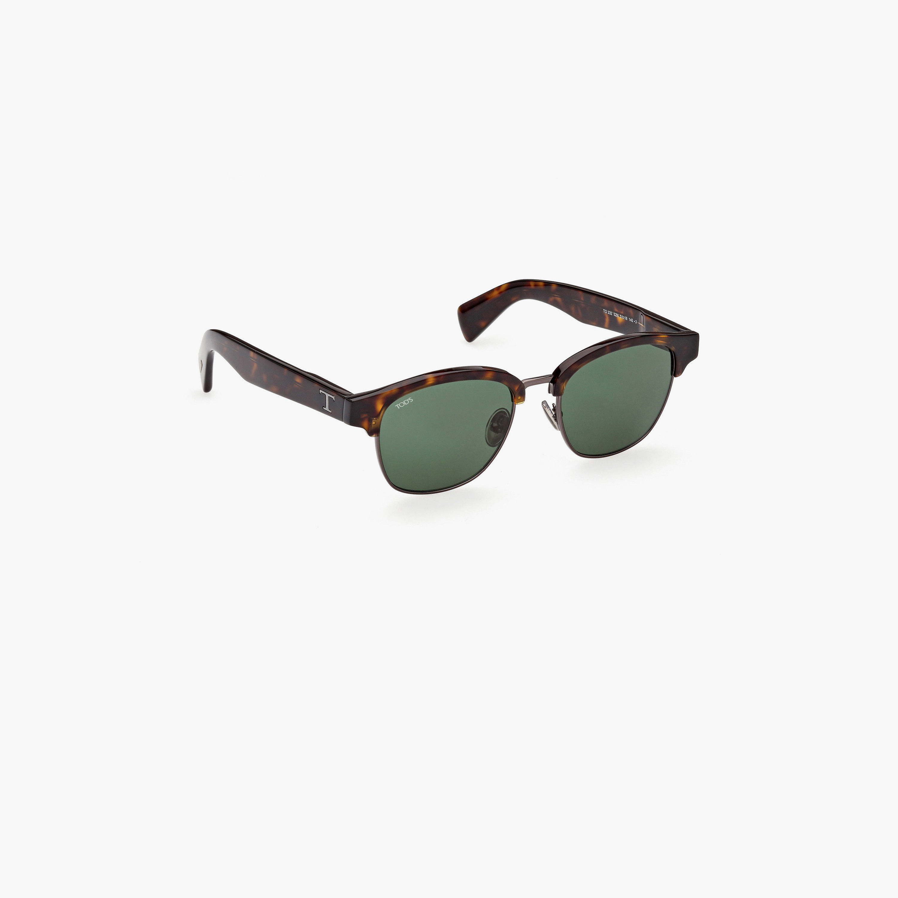 Tod's 51 MM Green Browline Sunglasses TO033252N51-men-sunglasses-image-4