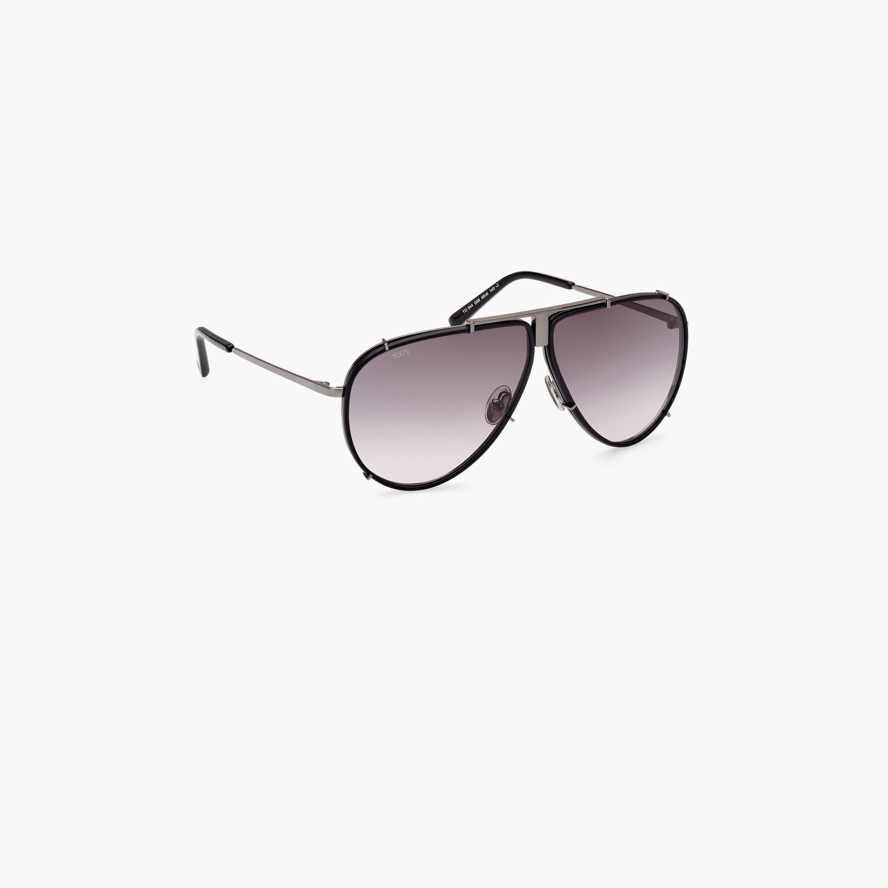 تودس- نظارة شمسية طيار لون دخاني متدرج 66 ملم TO034408B66-men-sunglasses-image-3