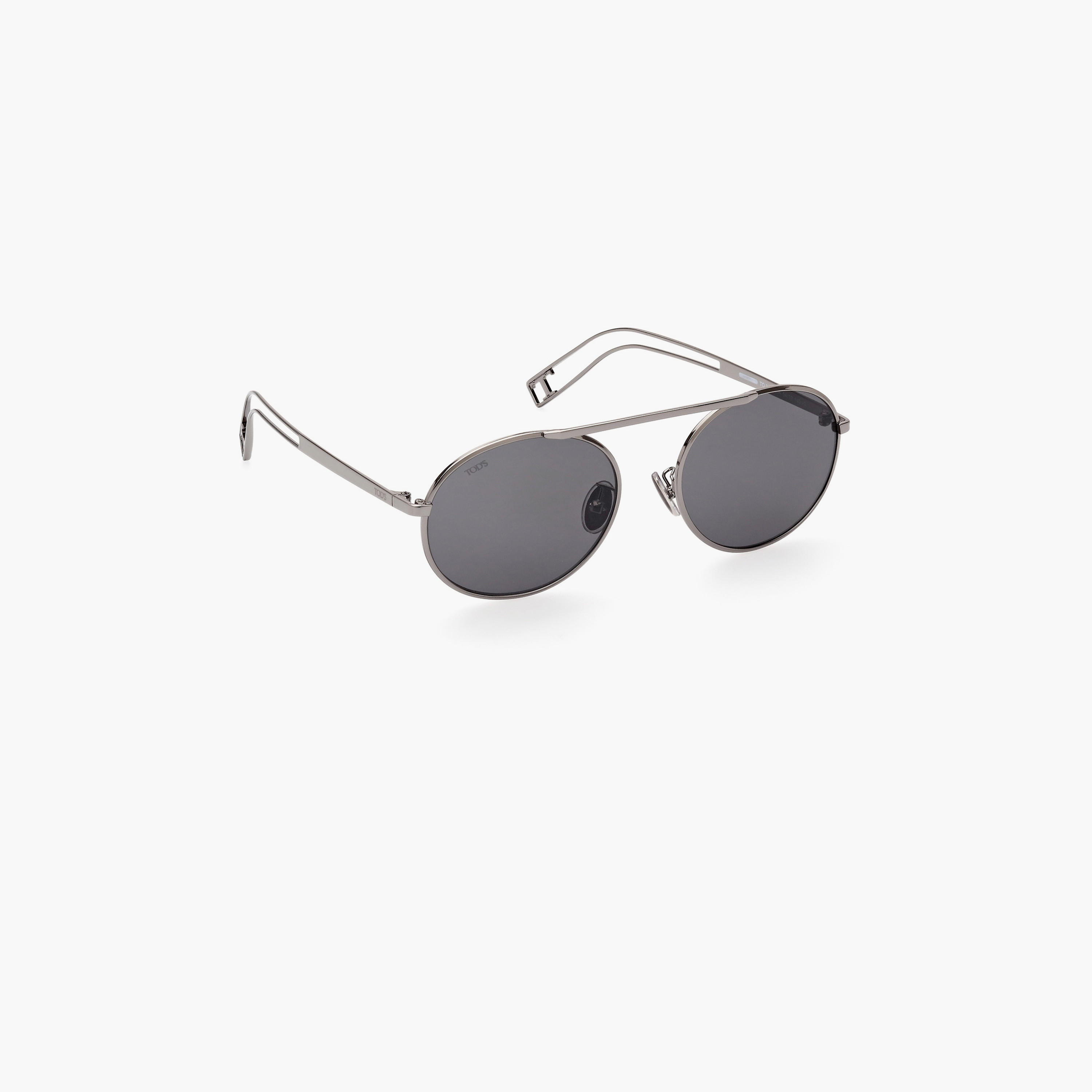 Tod's 54 MM Smoke Round Sunglasses TO034608A54-women-sunglasses-image-3