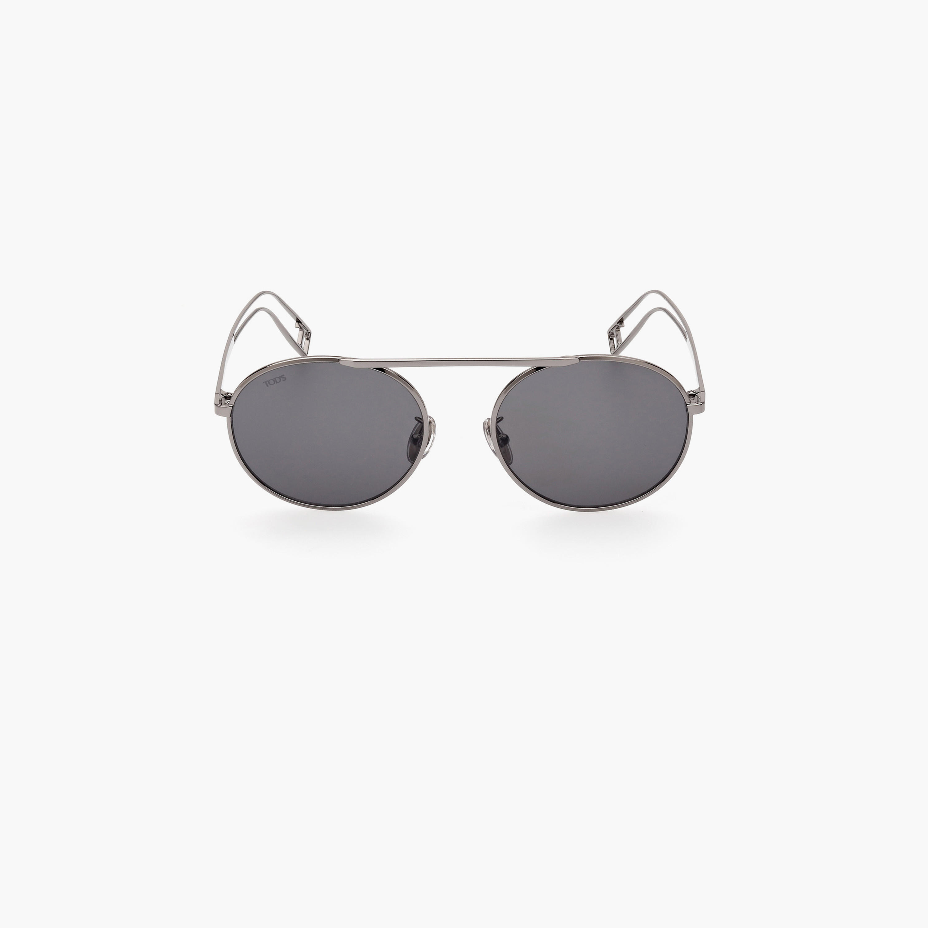 Tod's 54 MM Smoke Round Sunglasses TO034608A54-women-sunglasses-image-4