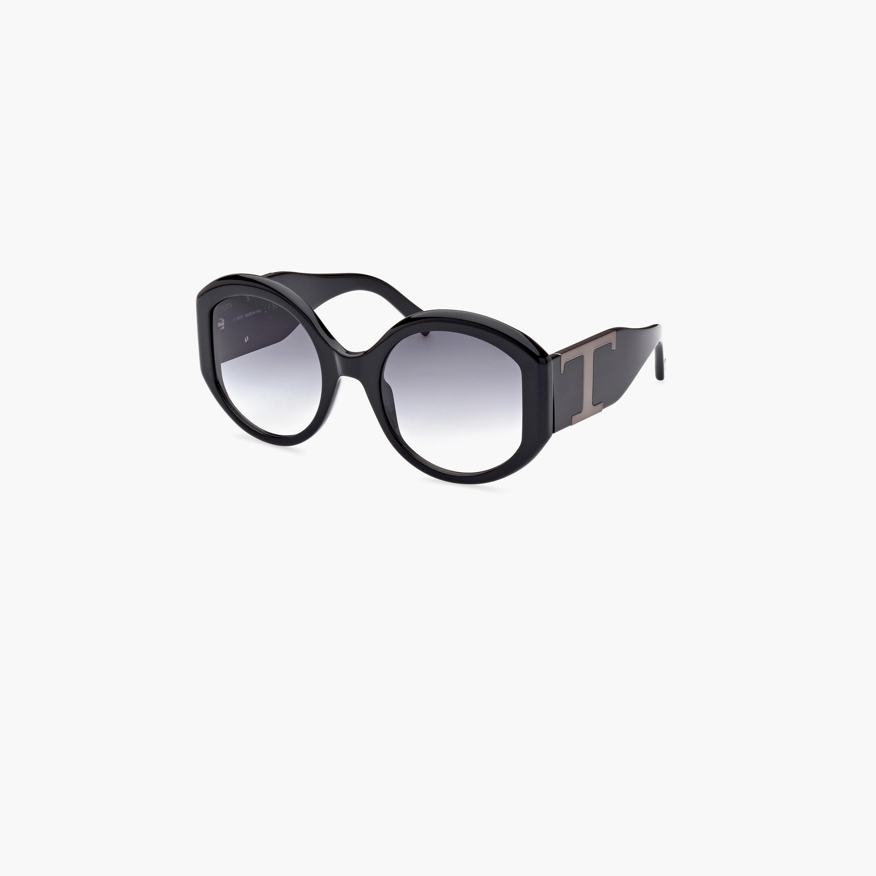 Tod's 55 MM Gradient Smoke Round Sunglasses TO034901B55-women-sunglasses-image-1