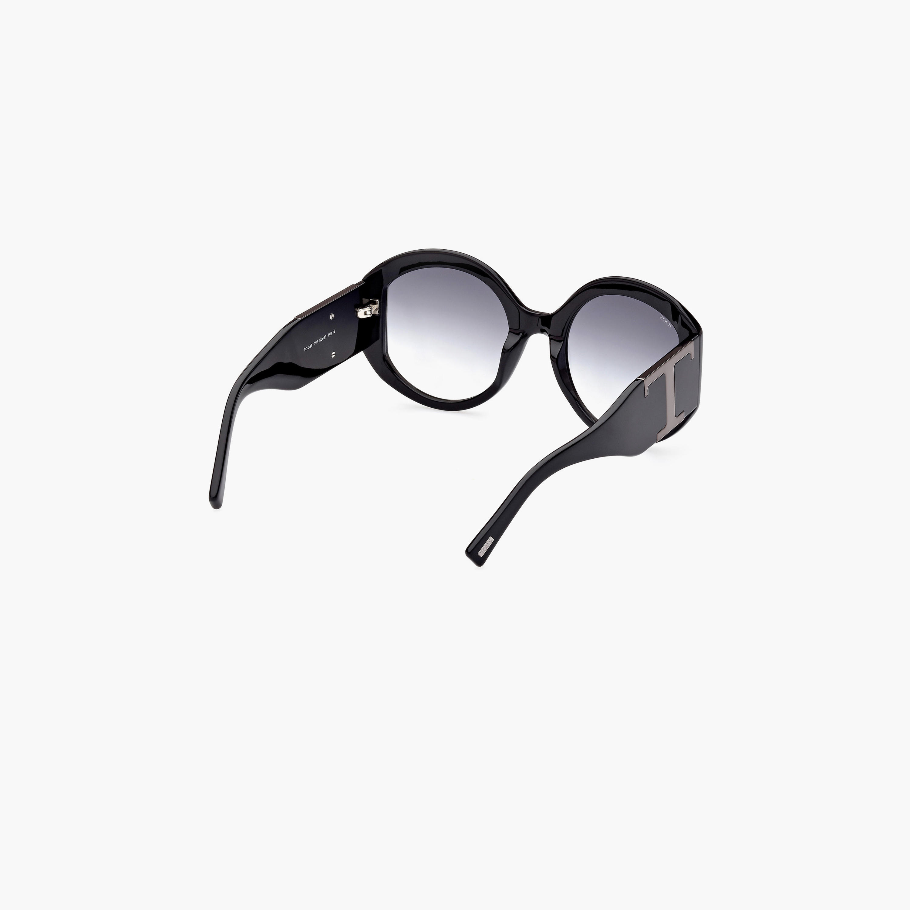 Tod's 55 MM Gradient Smoke Round Sunglasses TO034901B55-women-sunglasses-image-8