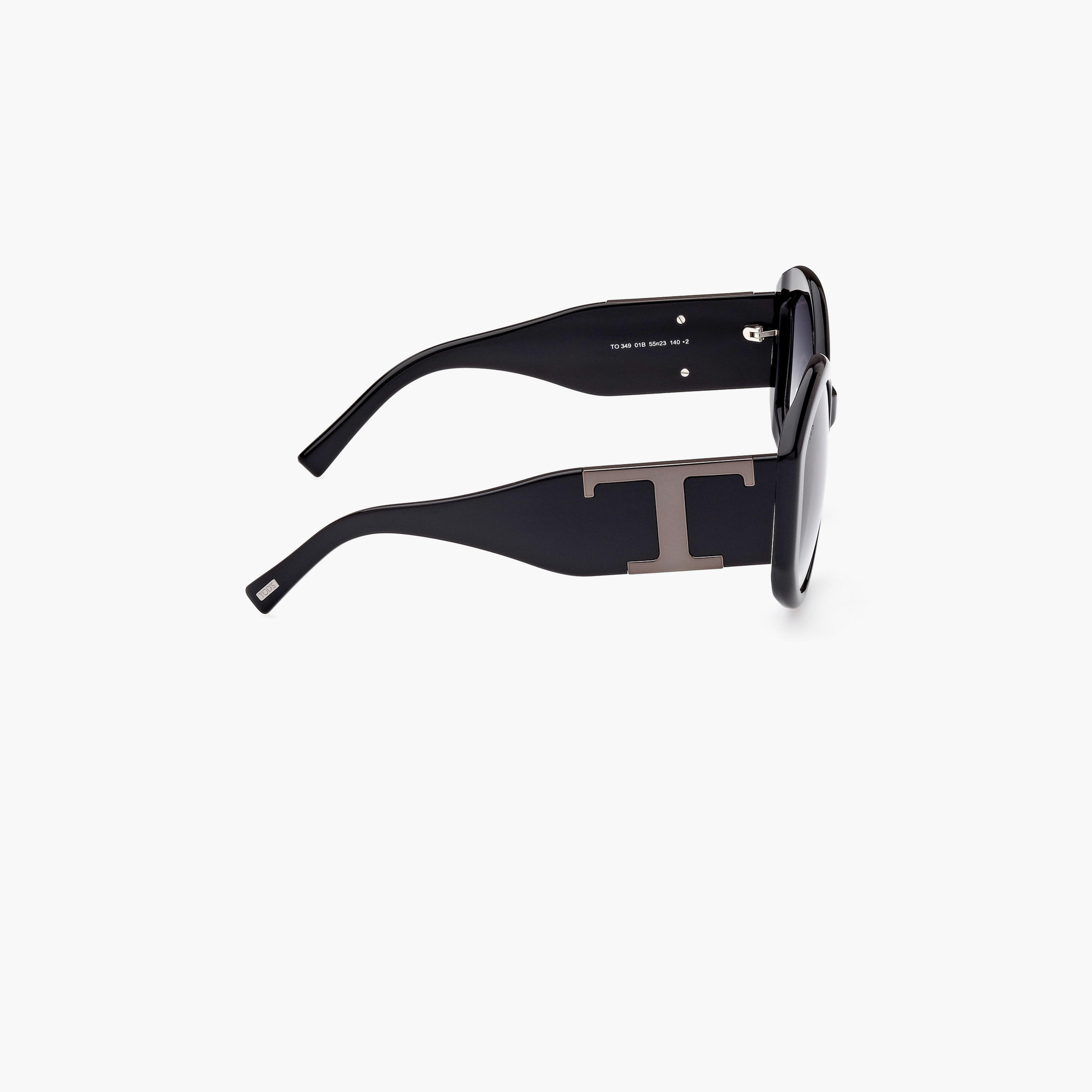 Tod's 55 MM Gradient Smoke Round Sunglasses TO034901B55-women-sunglasses-image-9