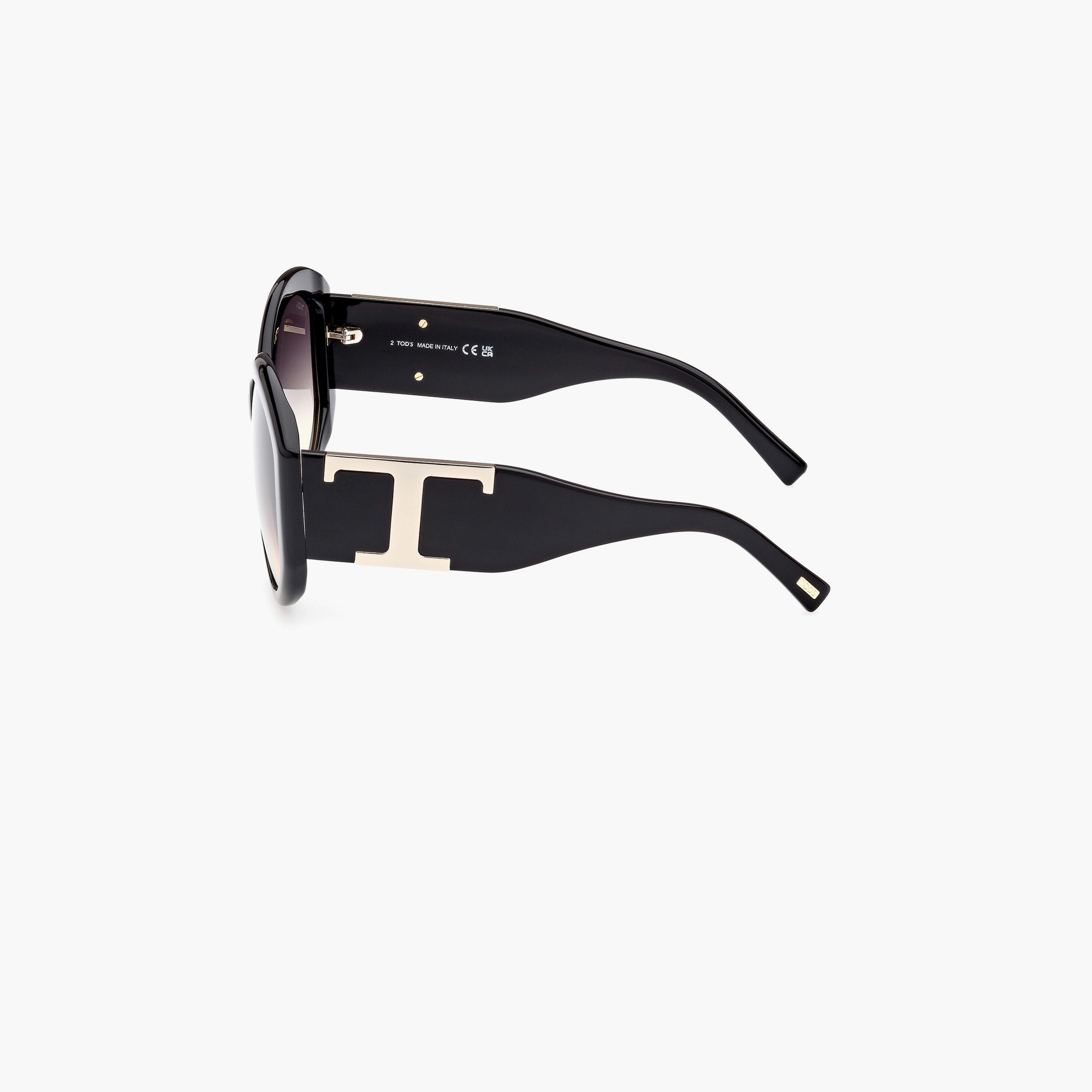 Tod's 55 MM Gradient Smoke Round Sunglasses TO034905B55-women-sunglasses-image-5