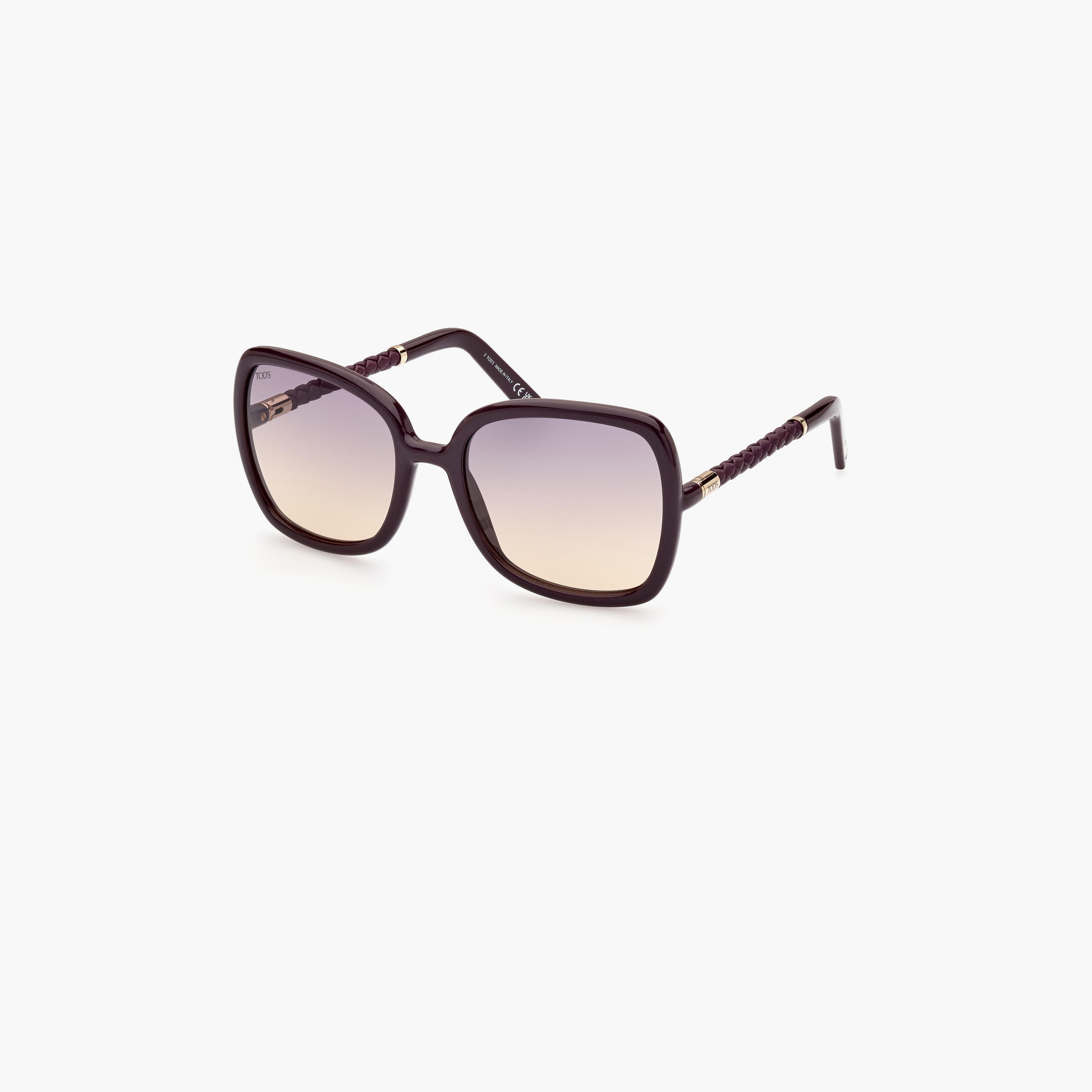 تودس- نظارة شمسية مربعة بنفسجية متدرج 59 مم TO035181Z59-women-sunglasses-image-1