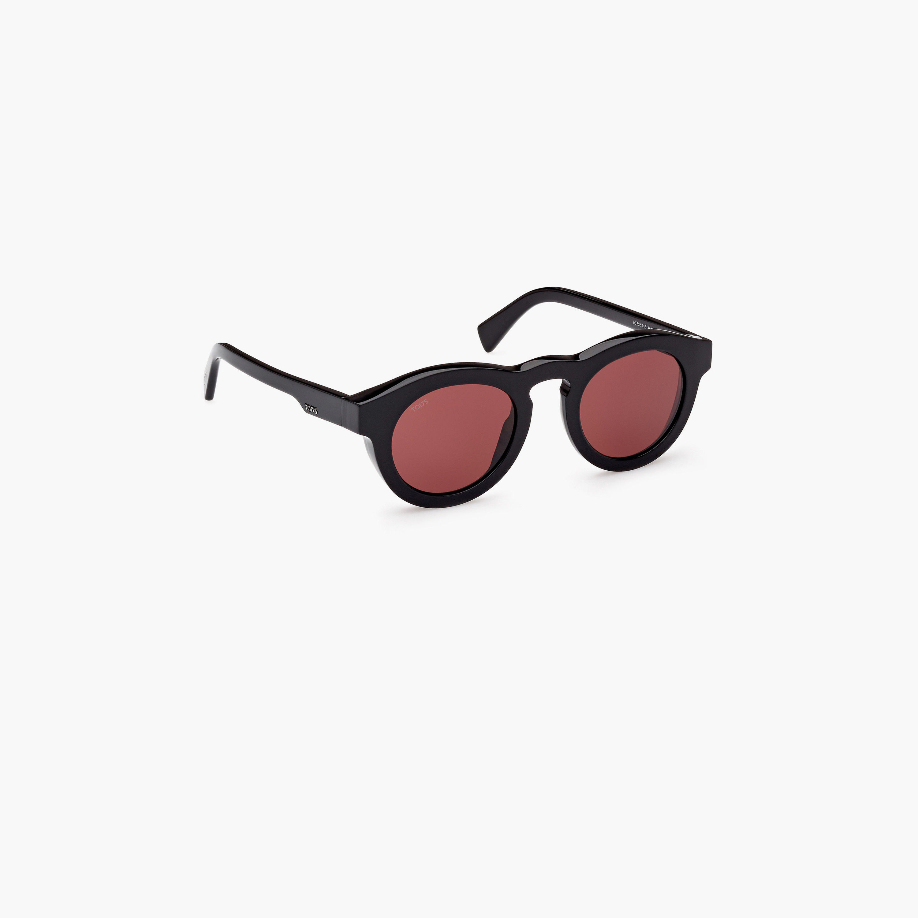 Tod's 48 MM Bordeaux Round Sunglasses TO035201S48-men-sunglasses-image-3