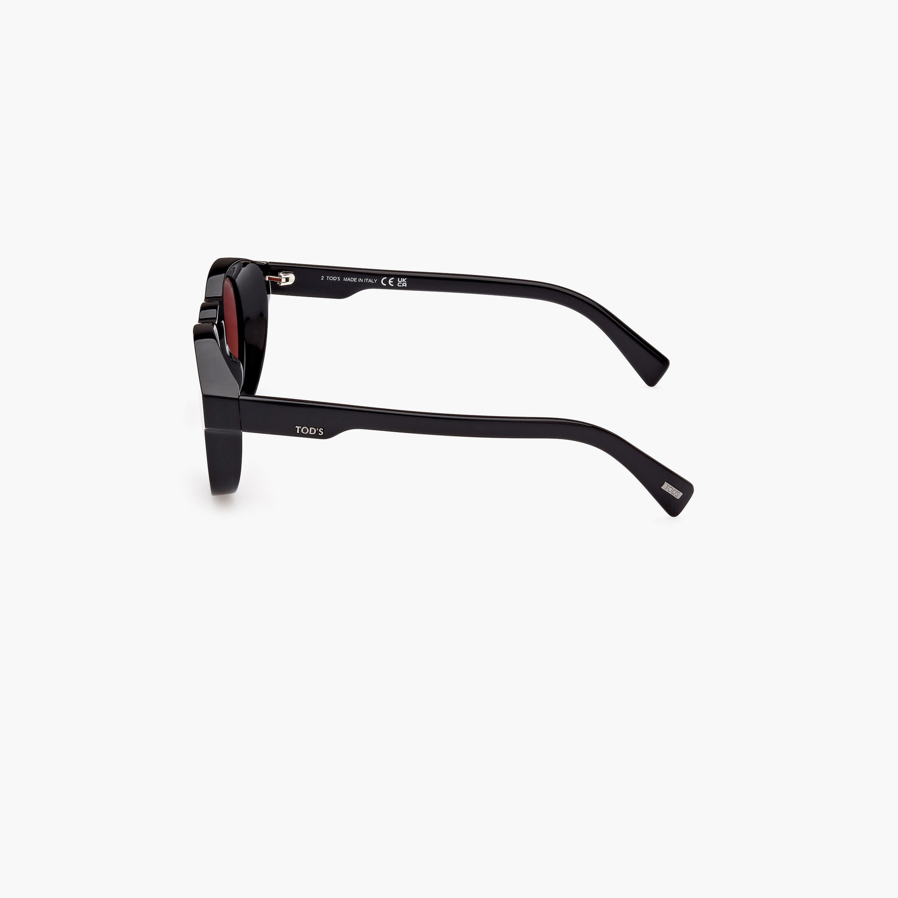 Tod's 48 MM Bordeaux Round Sunglasses TO035201S48-men-sunglasses-image-5