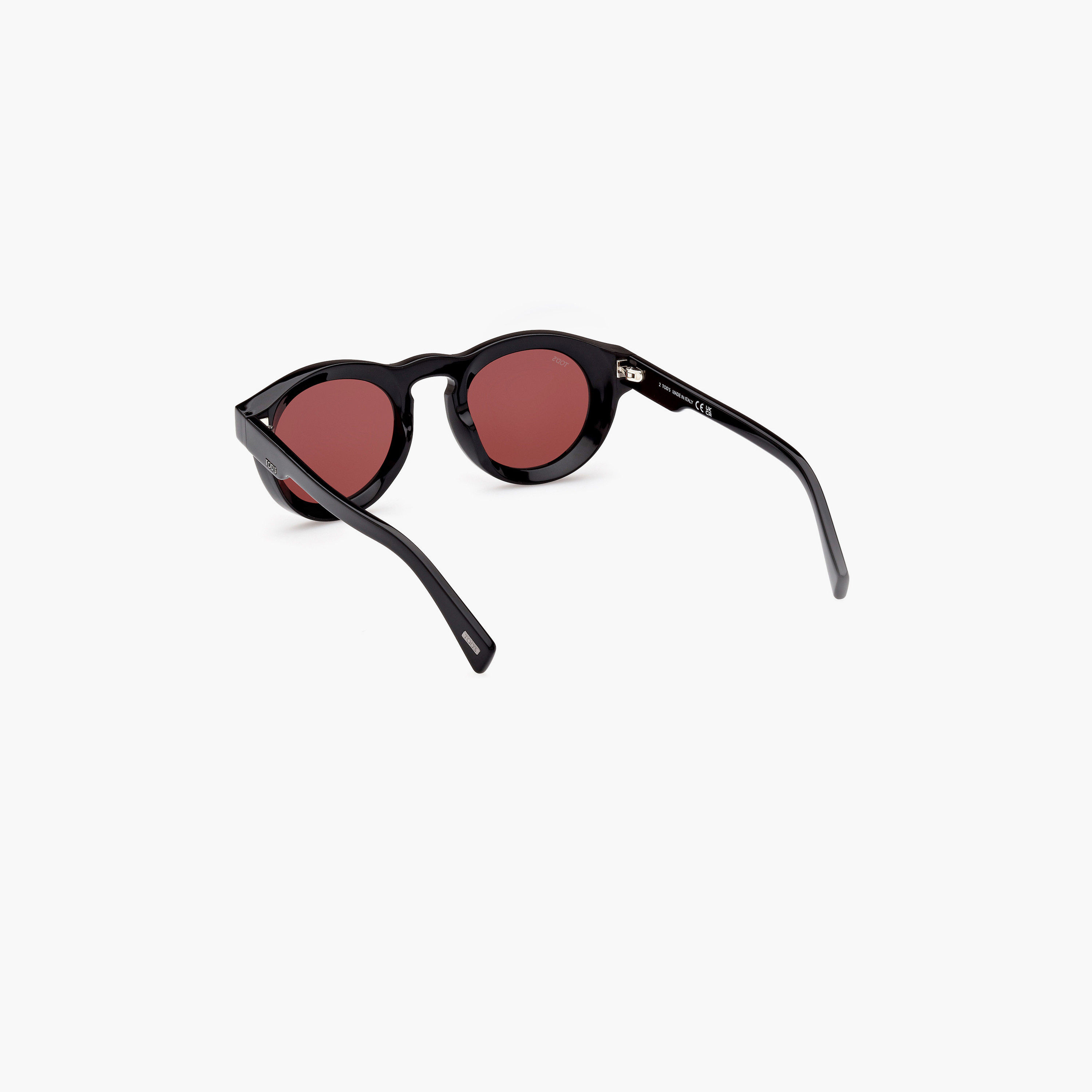 Tod's 48 MM Bordeaux Round Sunglasses TO035201S48-men-sunglasses-image-7
