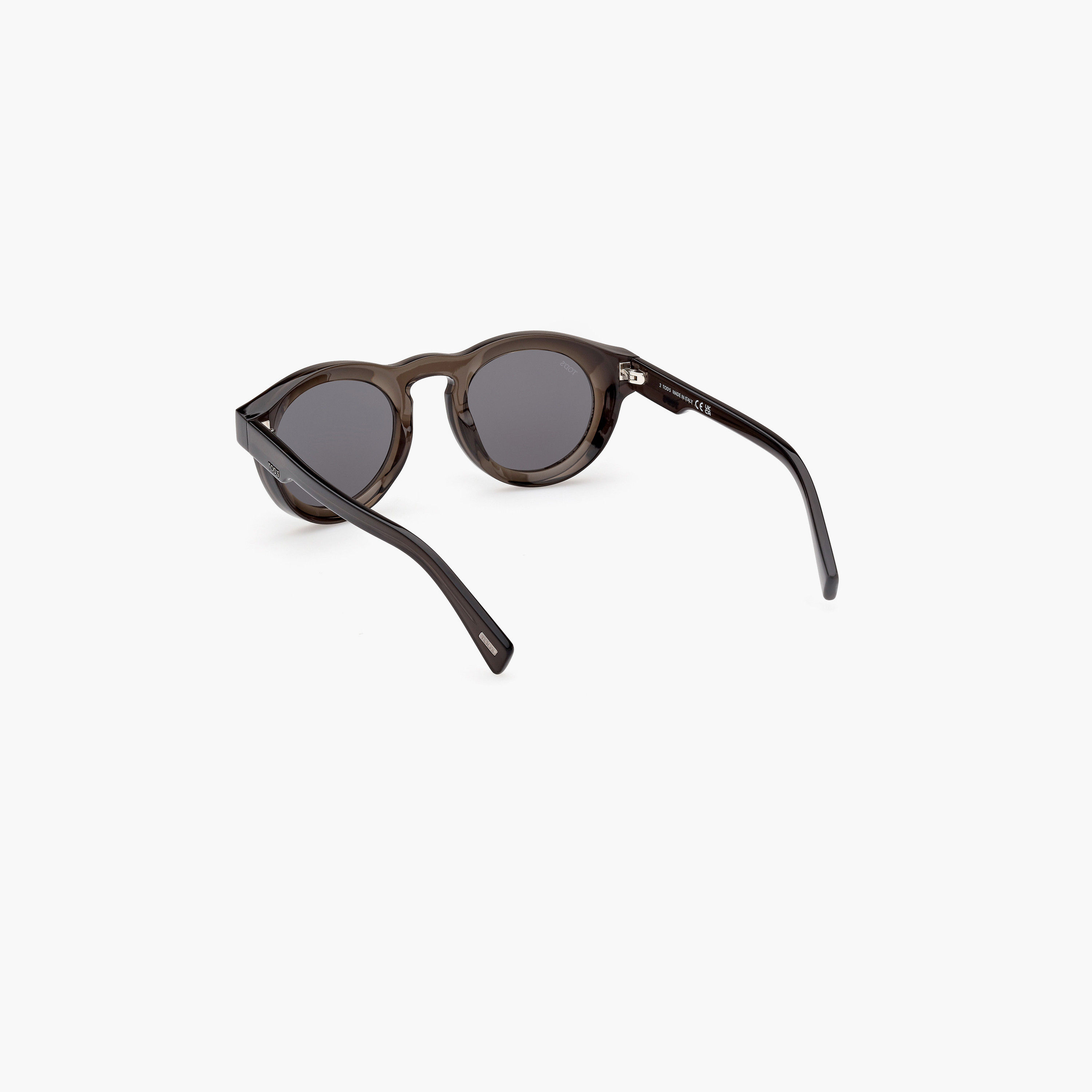 Tod's 48 MM Smoke Round Sunglasses TO035248A48-men-sunglasses-image-6