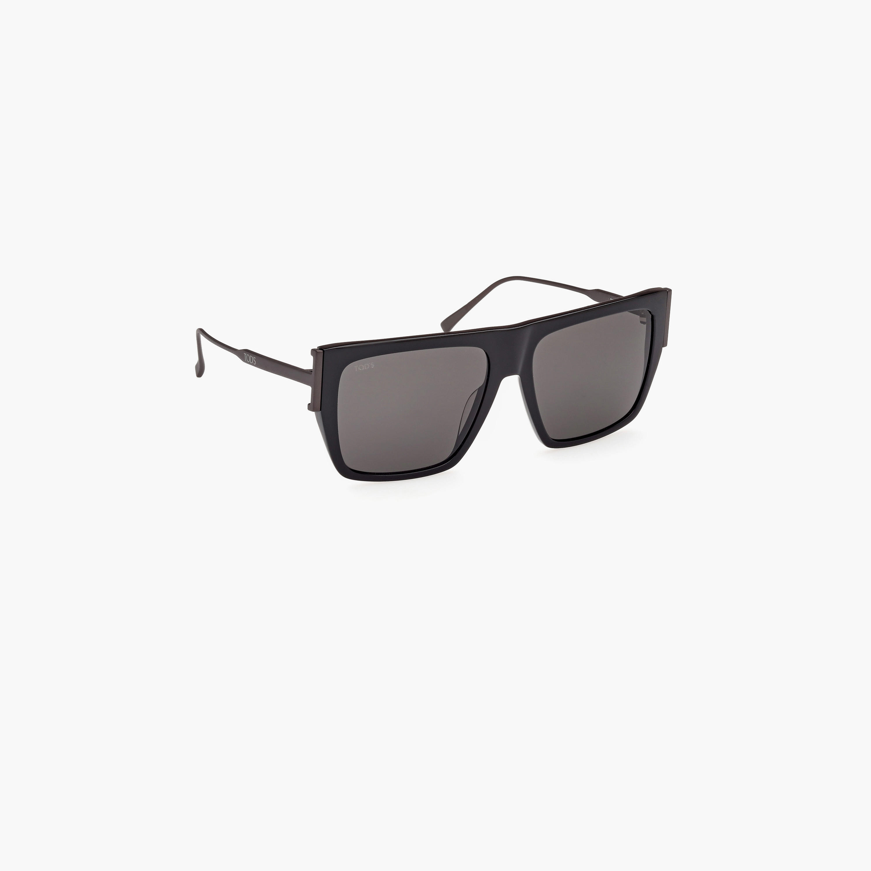Tod's 57 MM Smoke Rectangular Sunglasses TO036301A57-women-sunglasses-image-3
