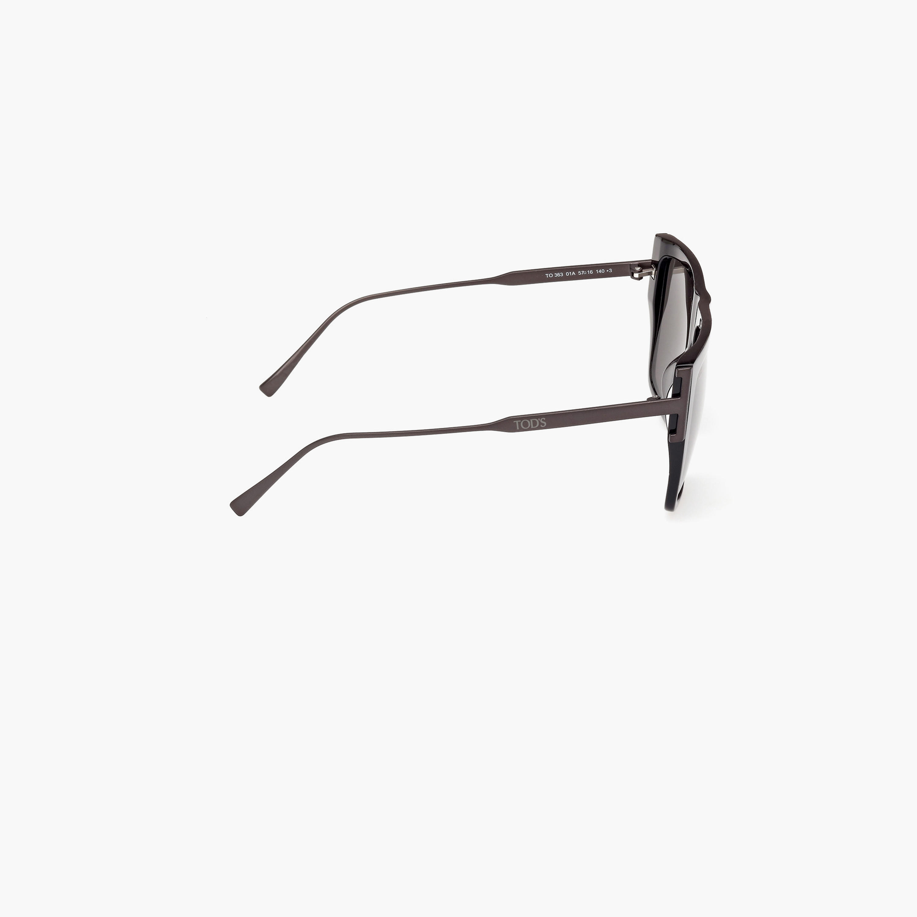 Tod's 57 MM Smoke Rectangular Sunglasses TO036301A57-women-sunglasses-image-9