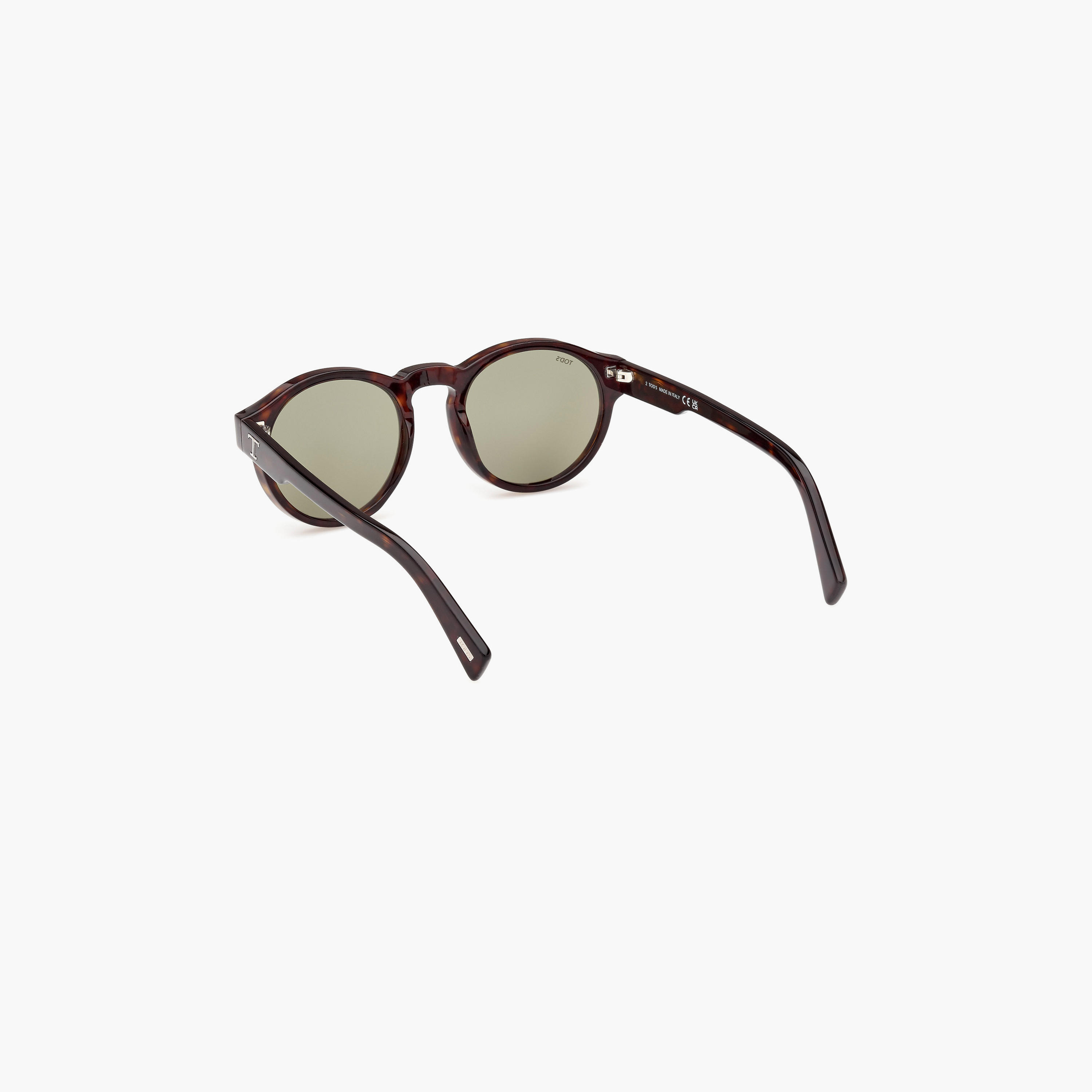 Tod's 52 MM Green Round Sunglasses TO036852N52-men-sunglasses-image-6