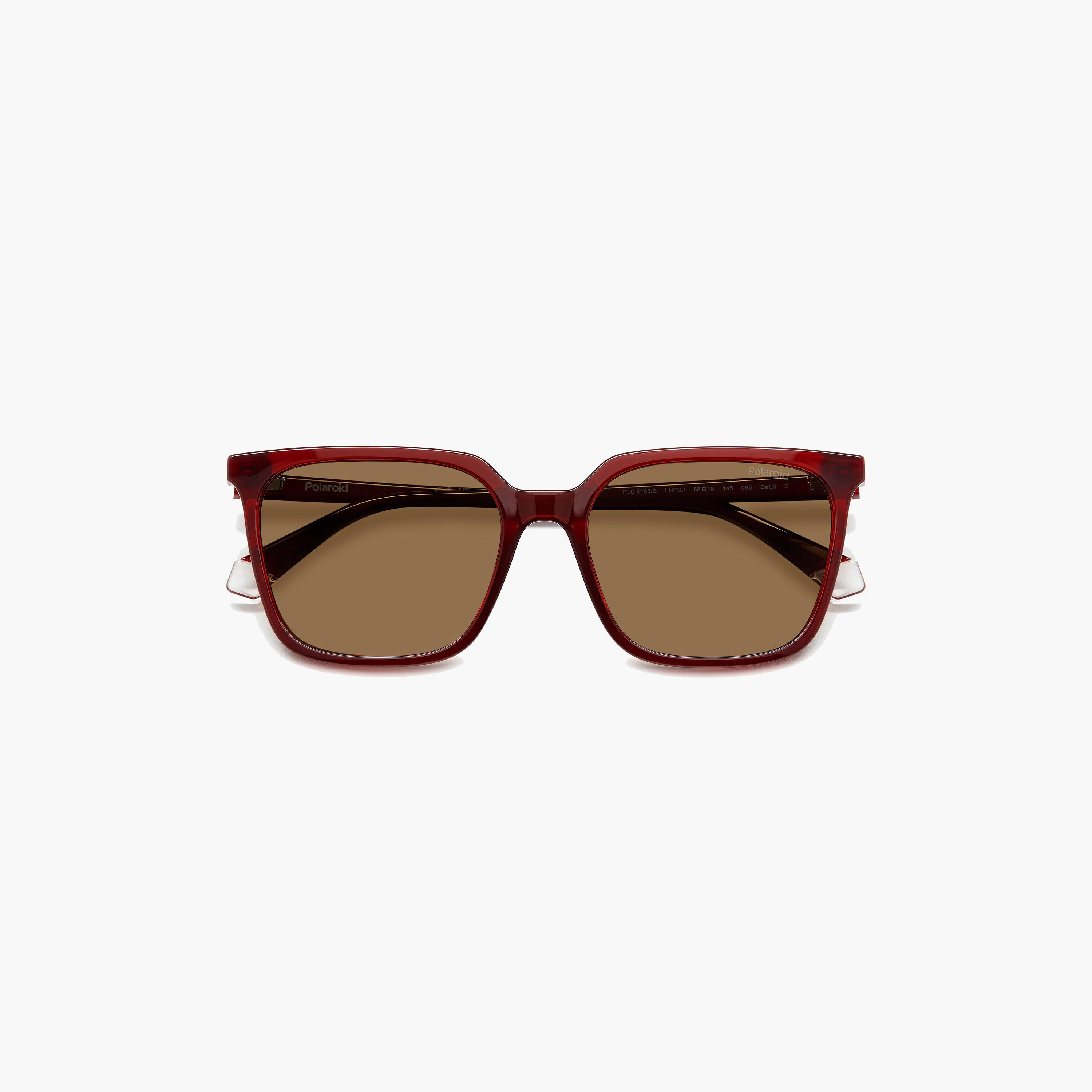 Polaroid Women's Polarized 55MM Bronze Square Sunglasses - 206731LHF55SP-men-sunglasses-image-5