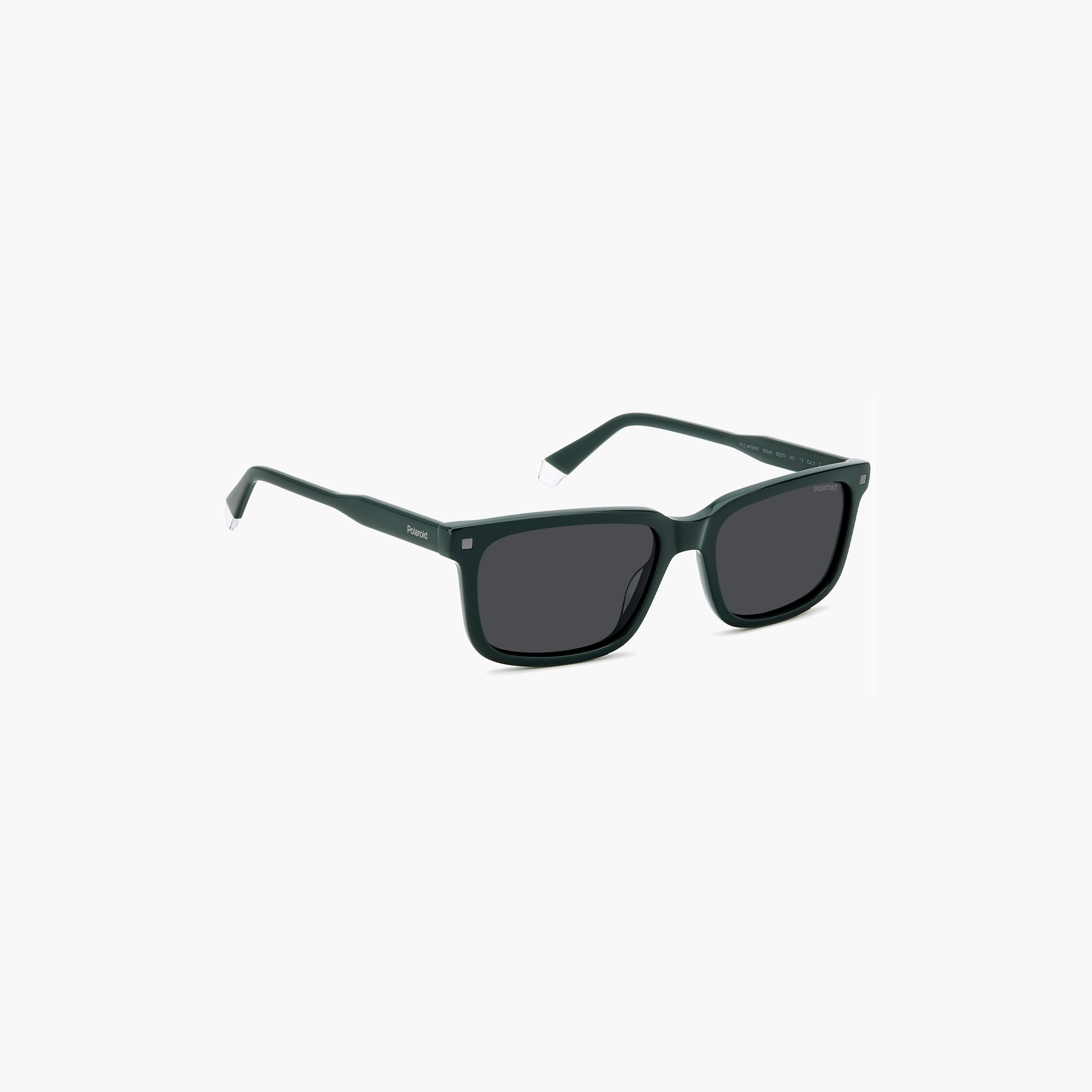 Polaroid Men's Polarized 55MM Grey Rectangle Sunglasses - 2073801ED55M9-men-sunglasses-image-4