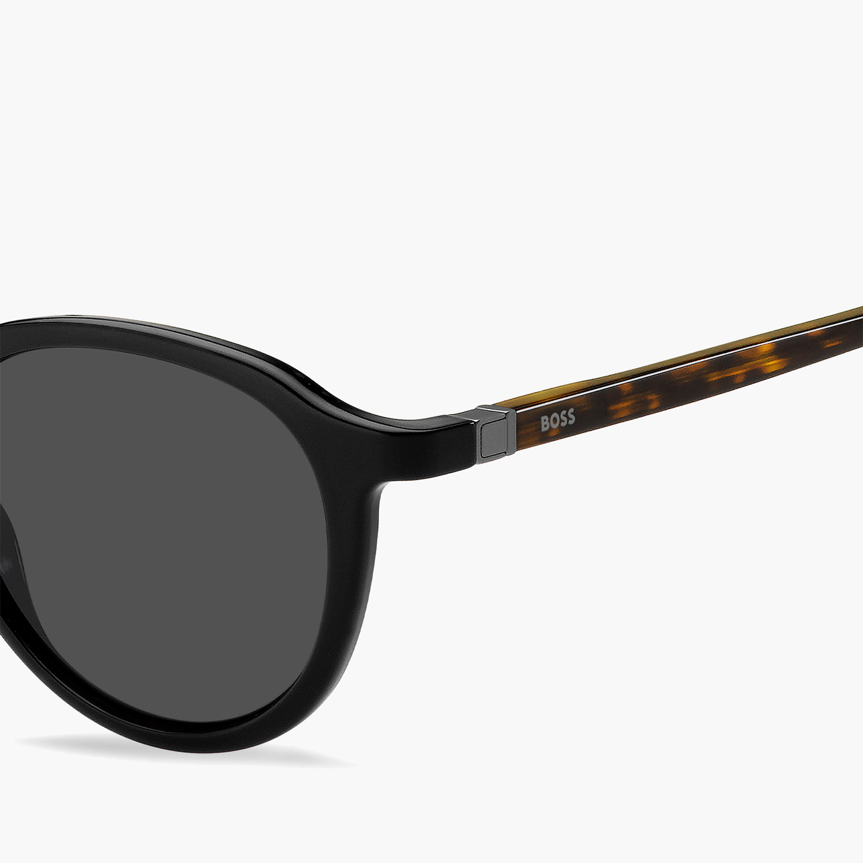 هوغو بوس- نظارة شمسية هندسية رمادية مقاس 51 مم - 205957WR751IR-men-sunglasses-image-5