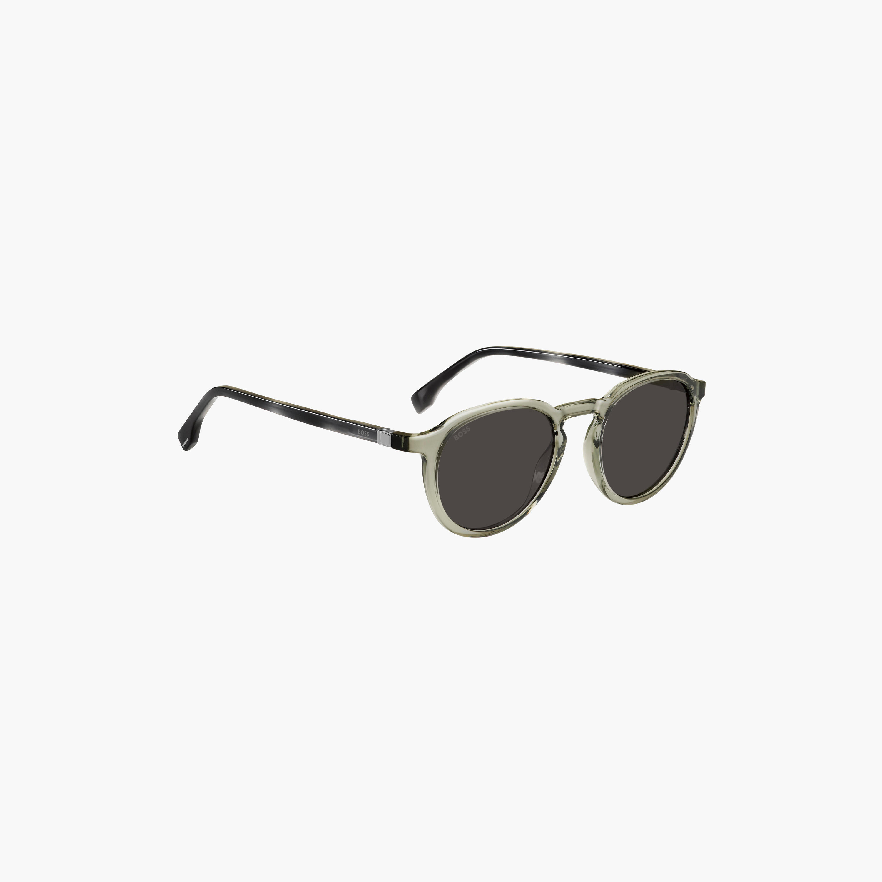 Hugo Boss Men's 51MM Grey Geometric Sunglasses - 205957XGW51IR-men-sunglasses-image-4