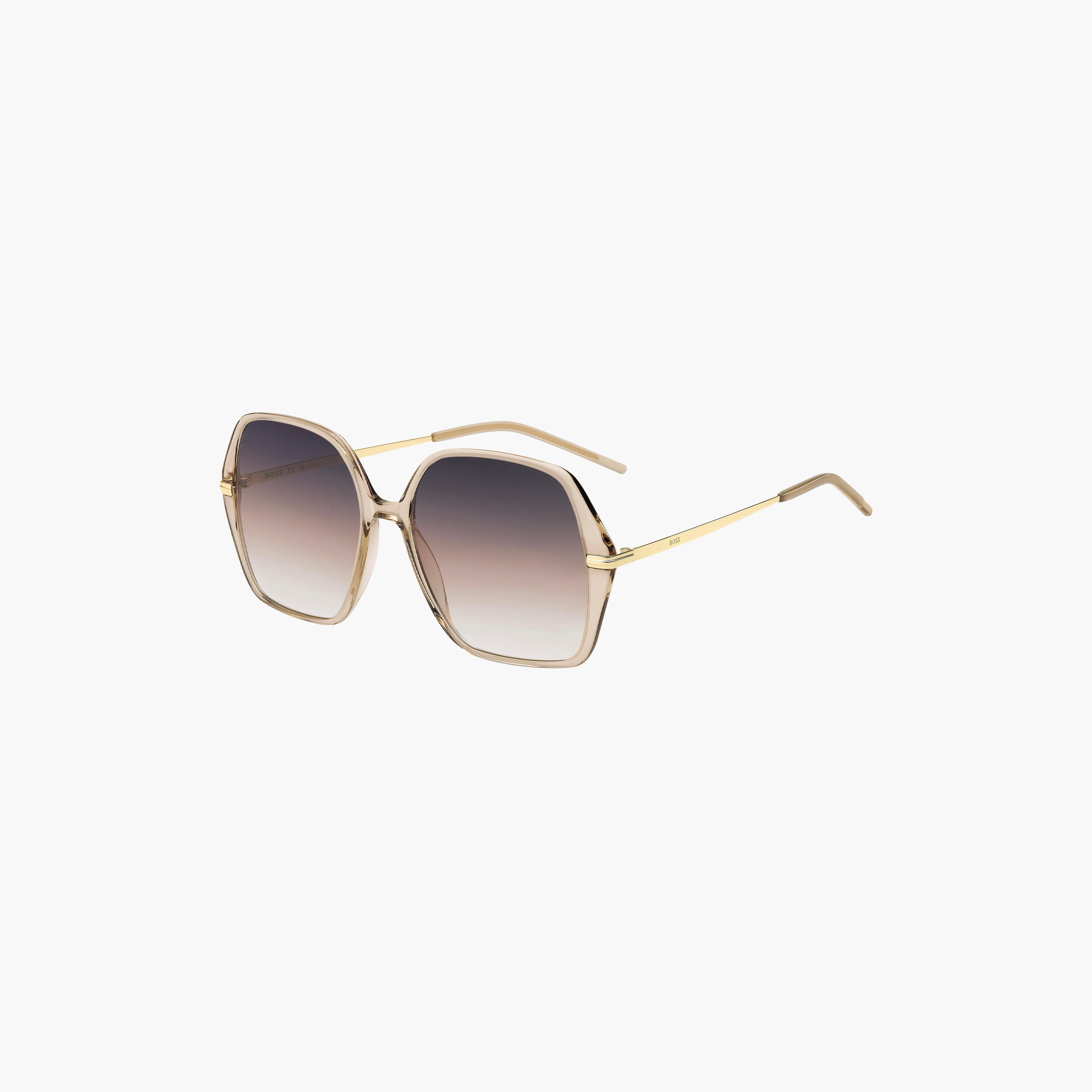 Hugo Boss Women's 57MM Grey Geometric Sunglasses - 20684084A57PR-men-sunglasses-image-1