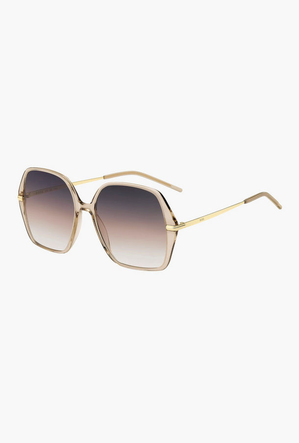 Hugo Boss Women's 57MM Grey Geometric Sunglasses - 20684084A57PR-women-image-1