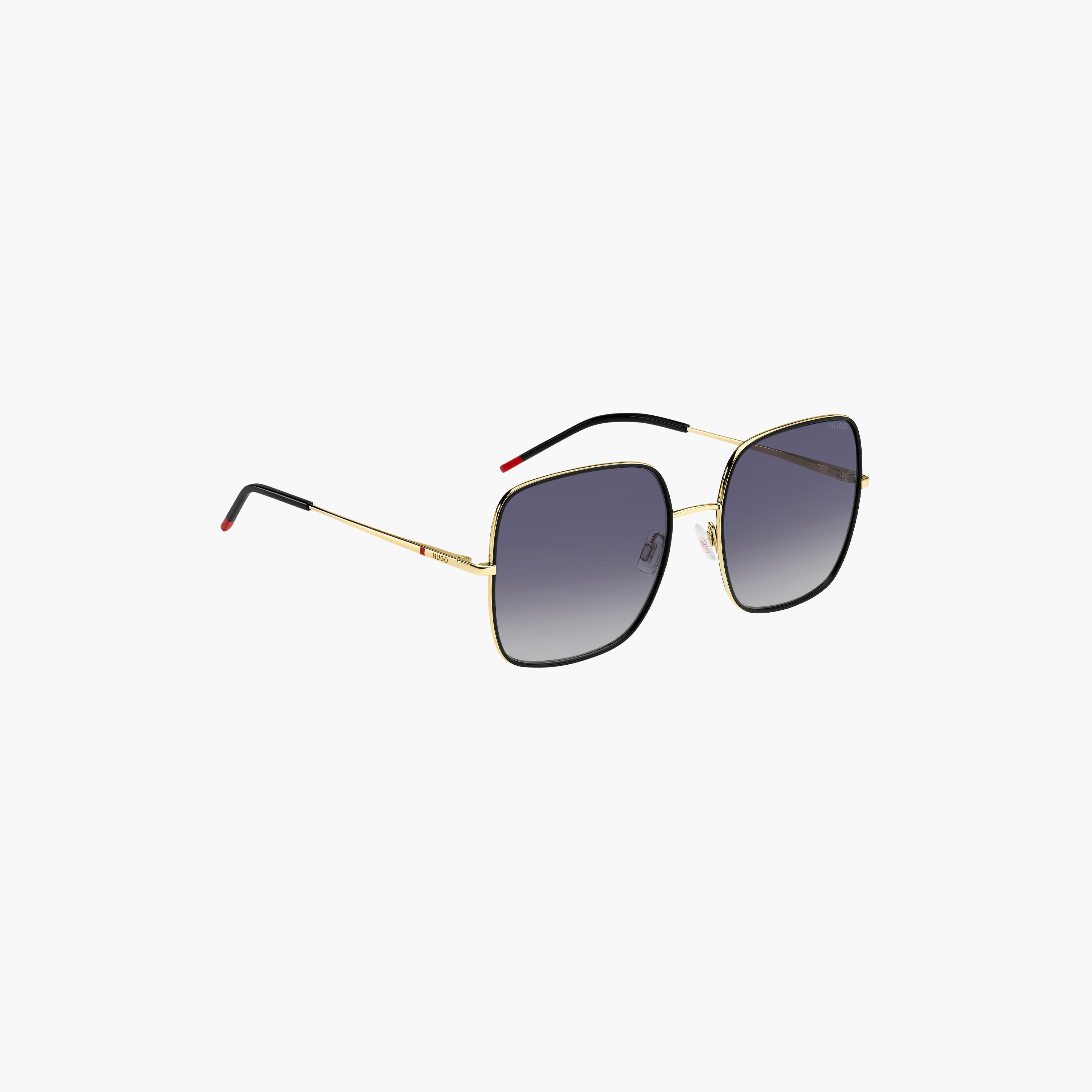هوغو بوس- نظارة شمسية مربعة رمادية مقاس 58 مم - 207069RHL589O-men-sunglasses-image-4