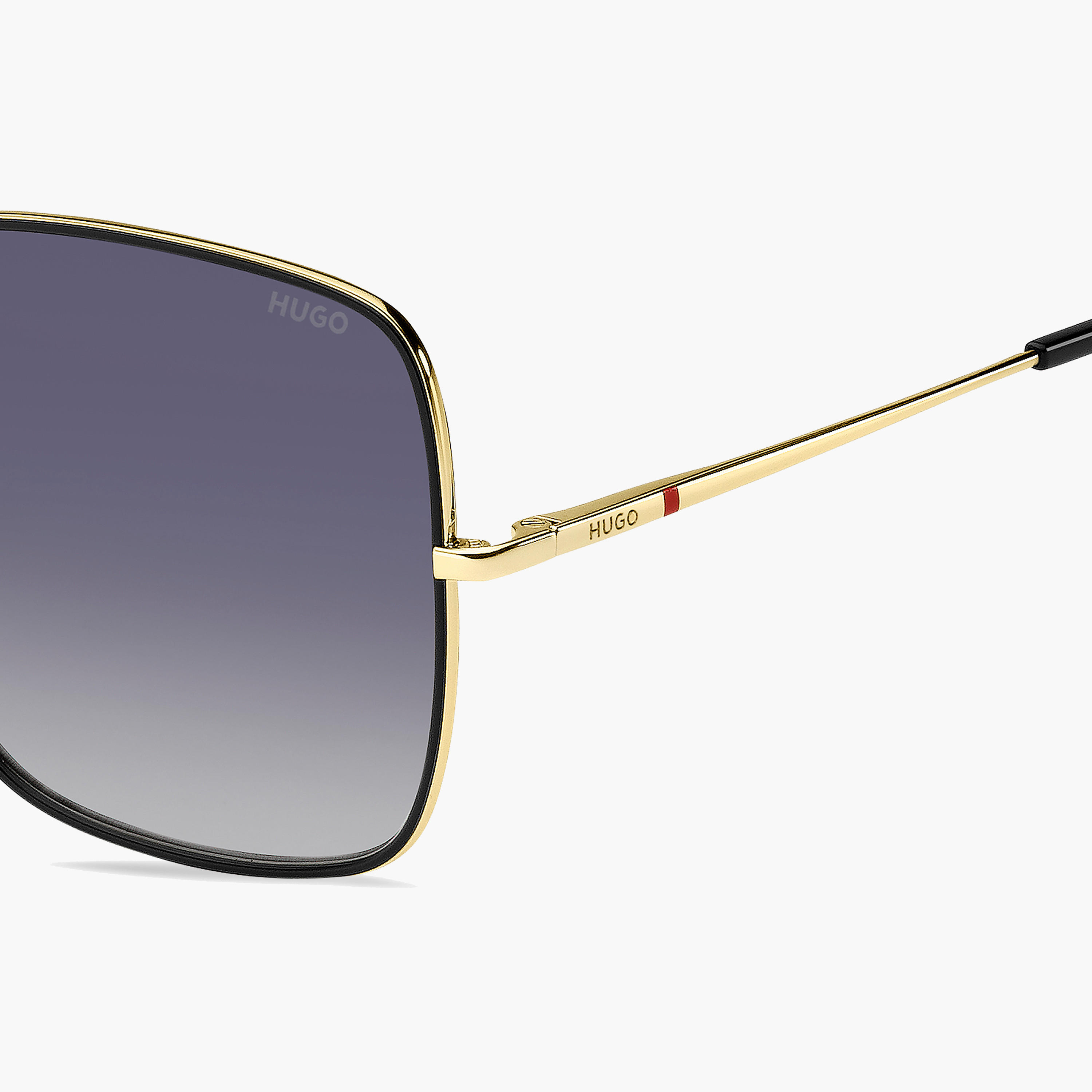 هوغو بوس- نظارة شمسية مربعة رمادية مقاس 58 مم - 207069RHL589O-men-sunglasses-image-5