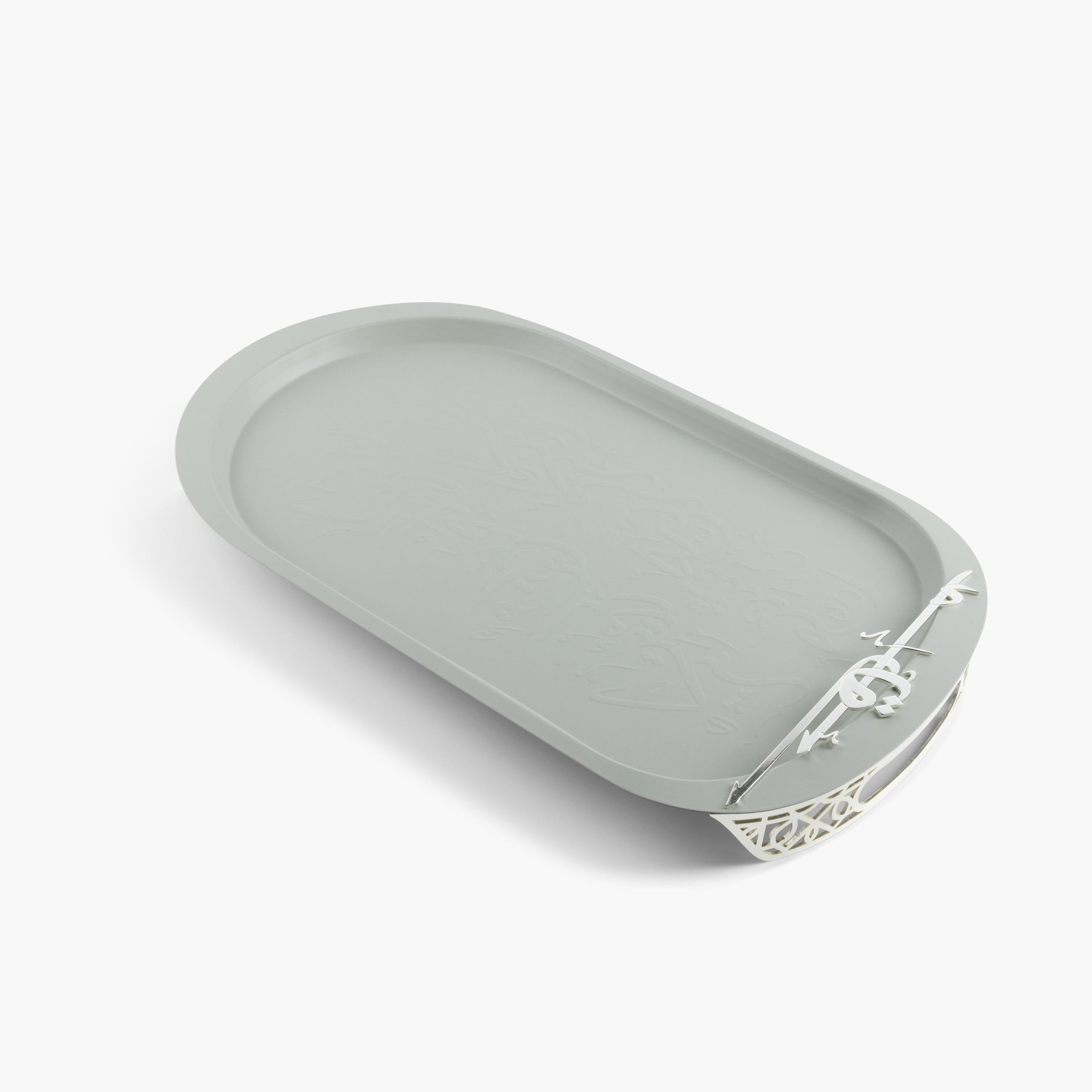 Otantik Lqaa Arabic Calligraphy Embossed Serving Tray-household-dining-serveware-servingtrays-image-2