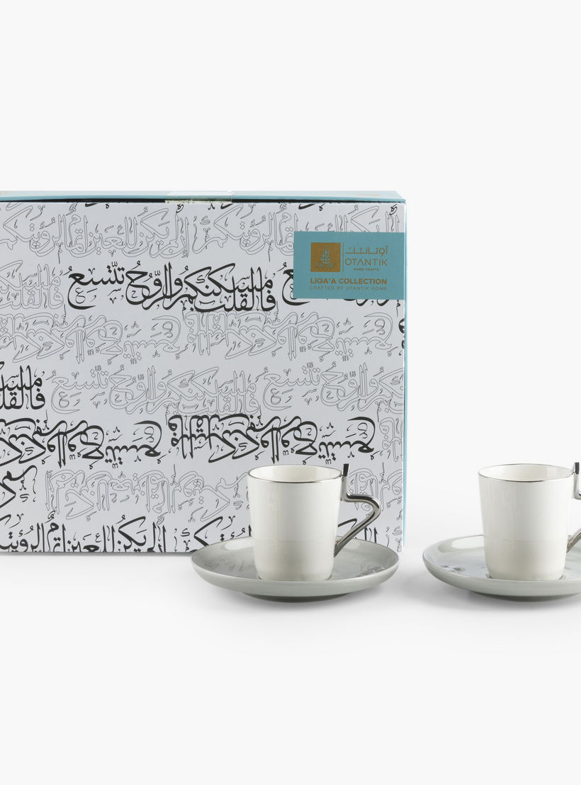 Otantik Lqaa 12-Piece Coffee Cup and Saucer Set - 90 ml-household-dining-teaandcoffee-teaandcoffeesets-image-2