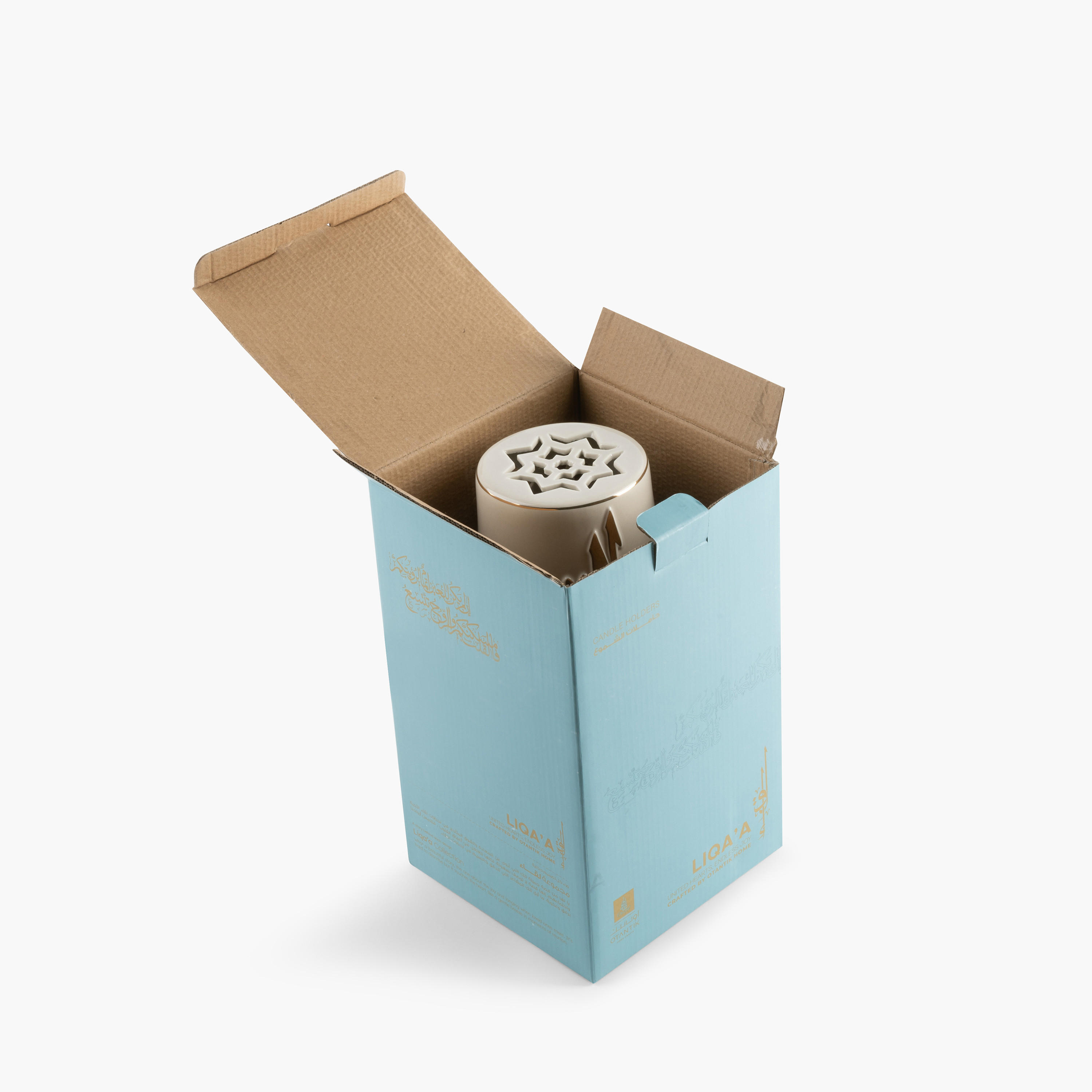 Otantik Lqaa Electronic Candle and Porcelain Holder Set-household-decor-candleholdersandlanterns-image-5
