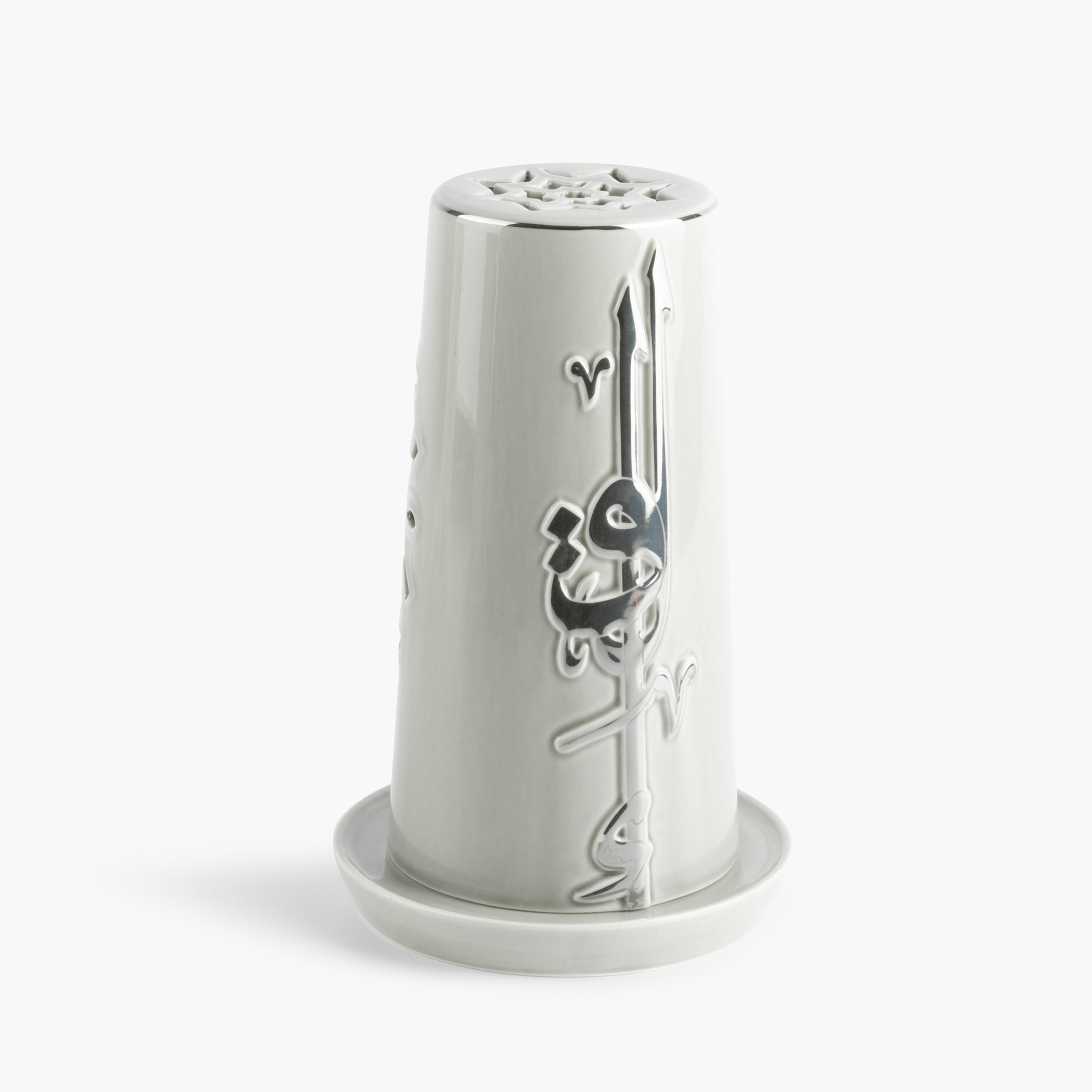 Otantik Lqaa Electronic Candle and Porcelain Holder Set - 23 cms-household-decor-candleholdersandlanterns-image-3