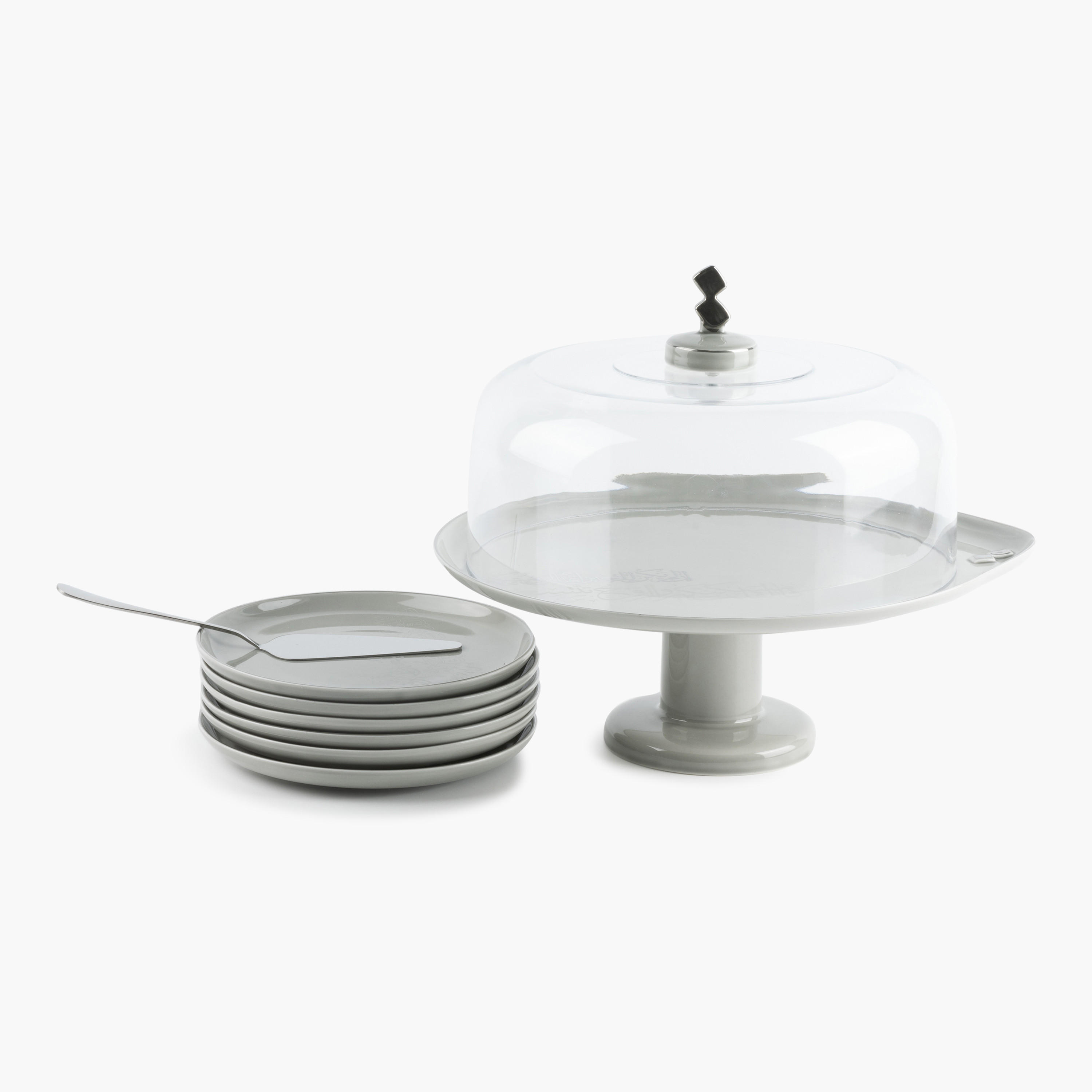 طقم تقديم كيك بورسلان 9 قطع لقآ من أوتانتيك-household-dining-serveware-cakestands-image-5