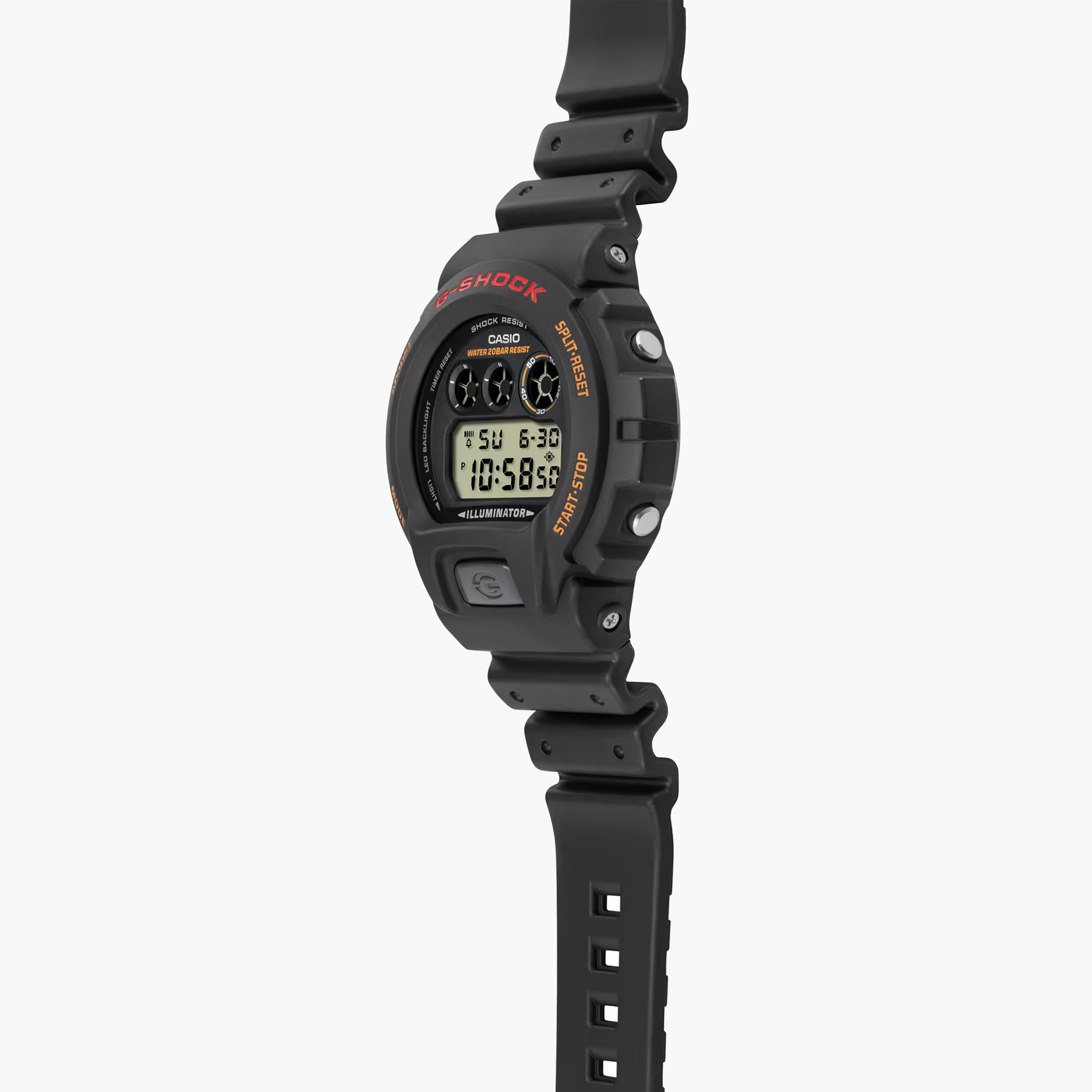 جي- شوك-  ساعة رقمية للرجال 53 مم سوار بلاستيكي أسود | DW-6900U-1DR-men-watchesandjewellery-watches-image-7