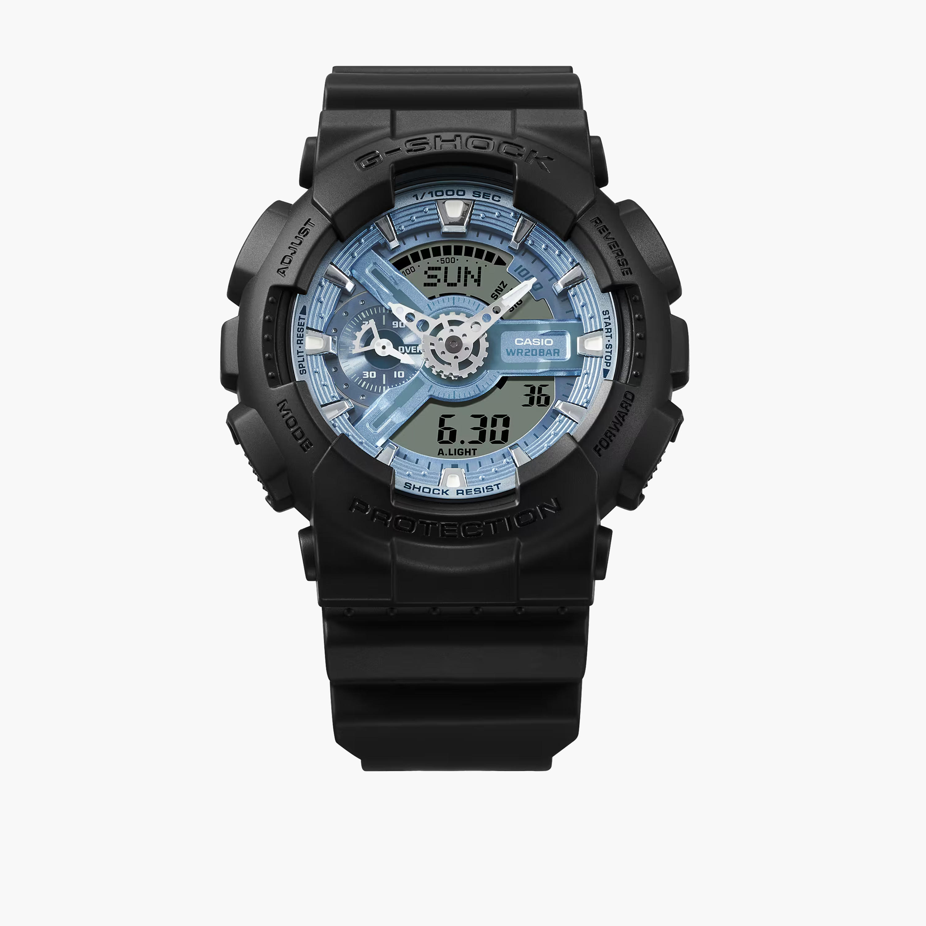 G-SHOCK Men's 55MM Black Analog-Digital Plastic Strap Watch | GA-110CD-1A2DR-men-watchesandjewellery-watches-image-1