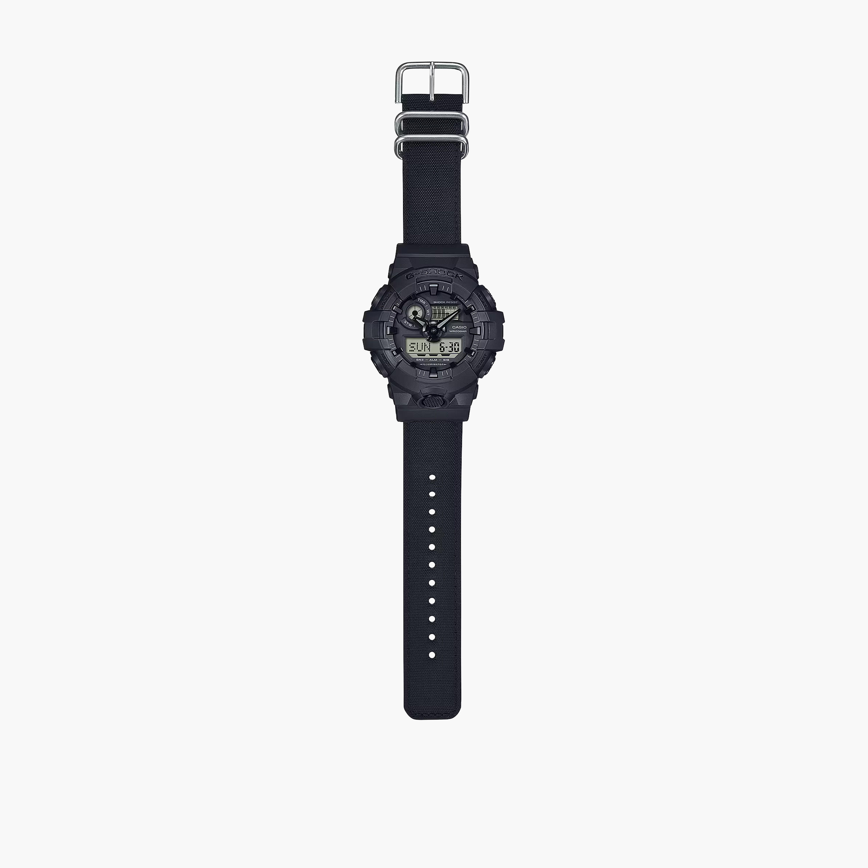 جي- شوك-  ساعة تناظرية-رقمية للرجال 57 مم سوار بلاستيكي أسود | GA-700BCE-1ADR-men-watchesandjewellery-watches-image-2