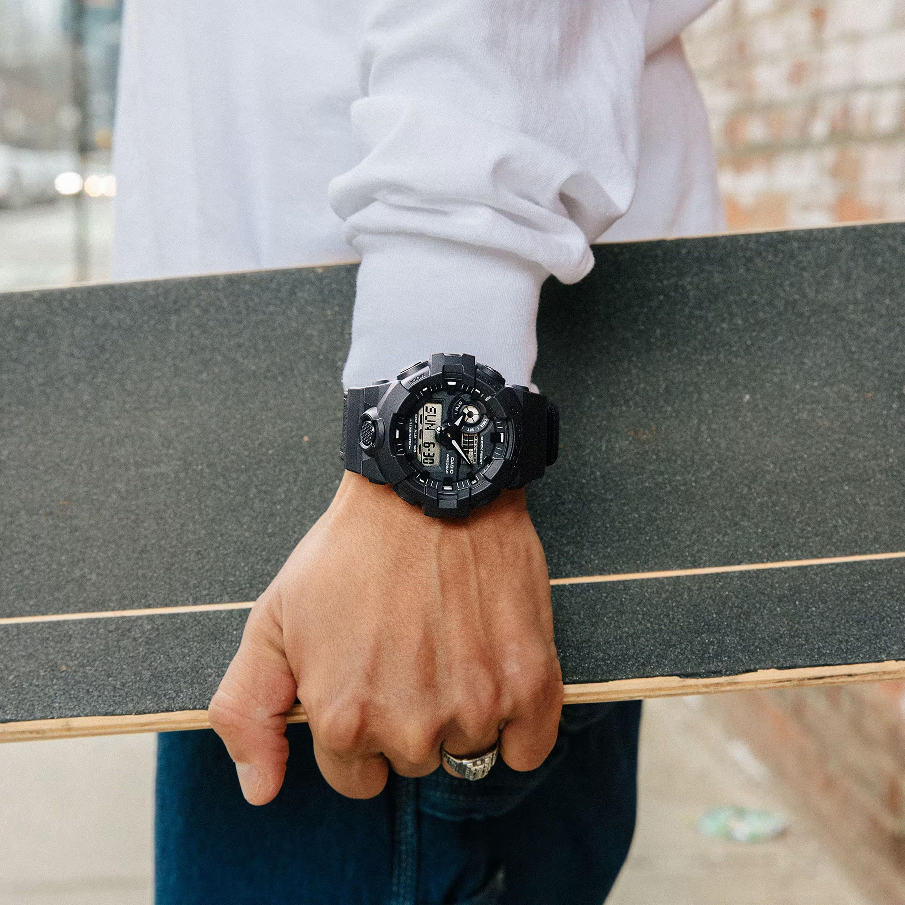 G-SHOCK Men's 57MM Black Analog-Digital Plastic Strap Watch | GA-700BCE-1ADR-men-watchesandjewellery-watches-image-3