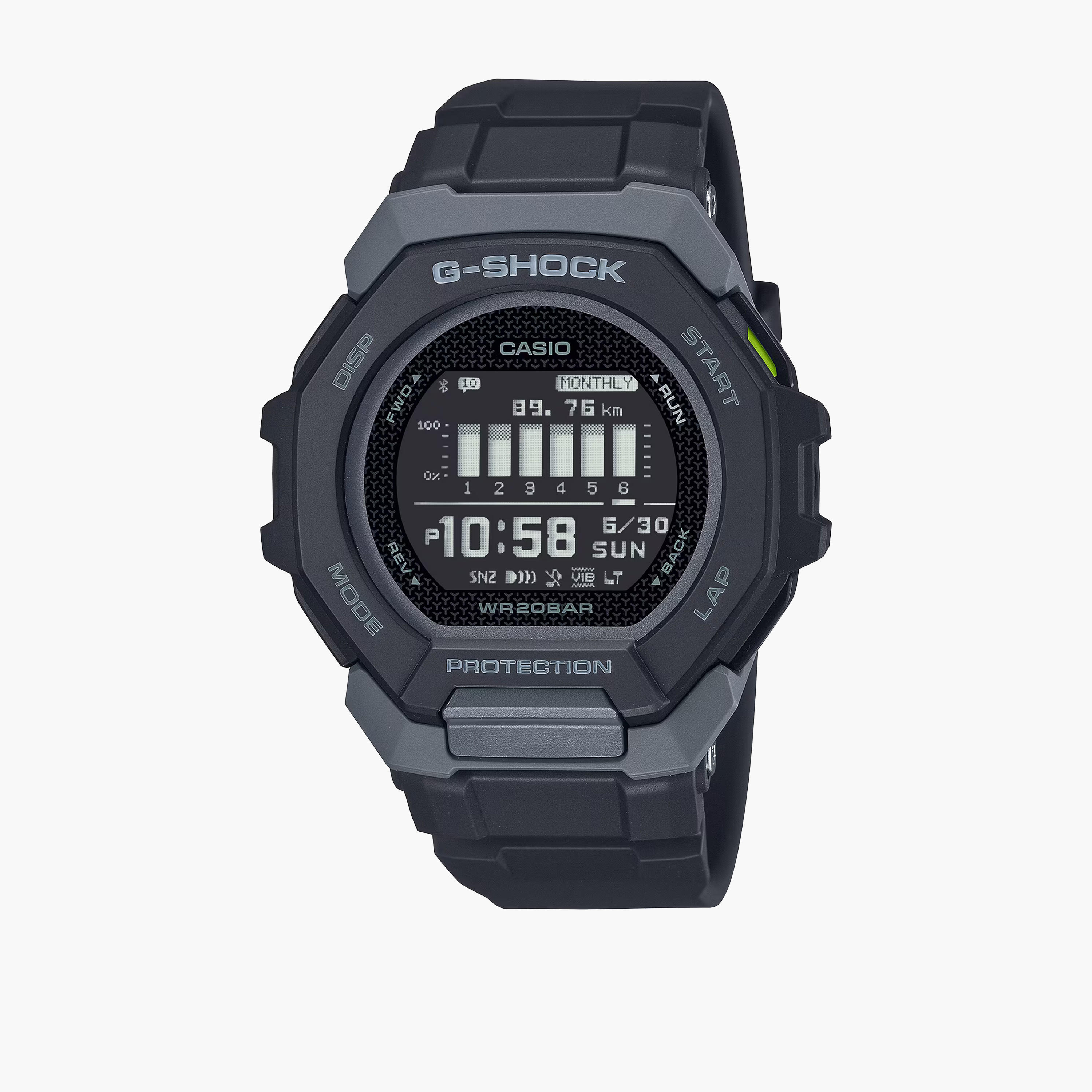 G-SHOCK Men's 49MM Black Digital Plastic Strap Watch | GBD-300-1DR-men-watchesandjewellery-watches-image-1