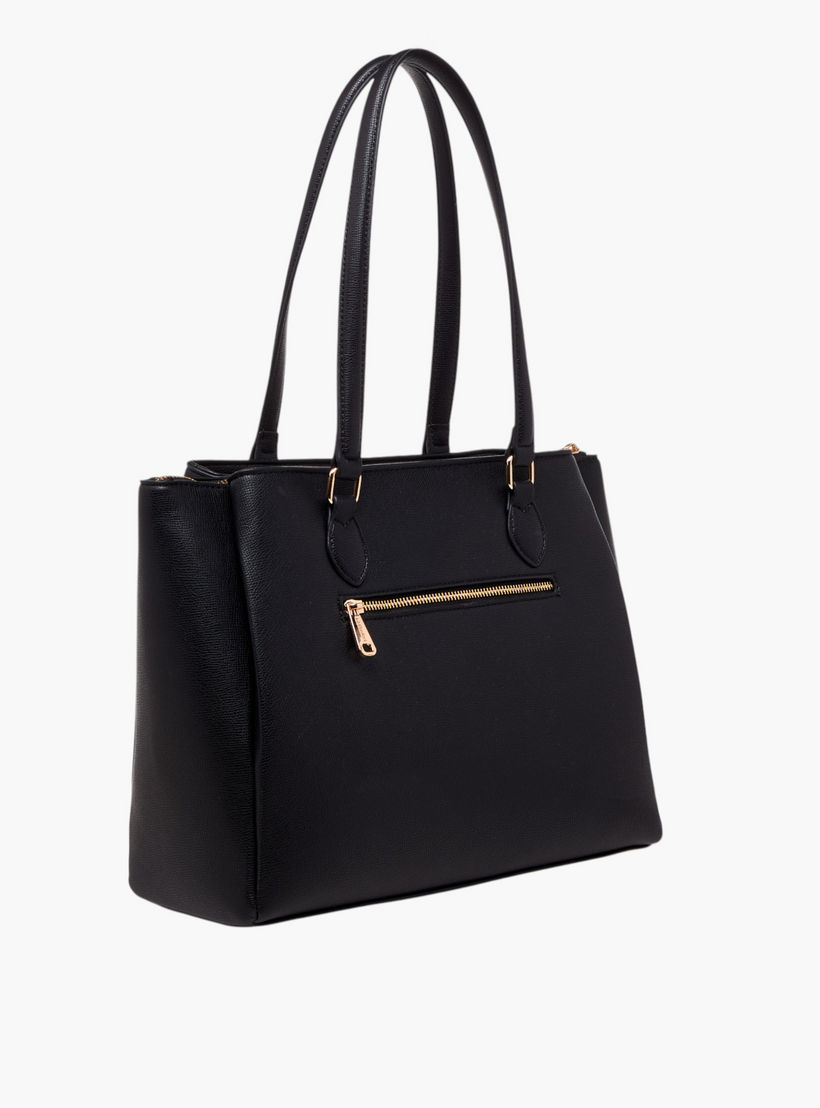 شنطة توت سادة مع حزام قابل للفصل وسحاب إغلاق من لو كومفورت-women-bagsandwallets-handbags-image-4