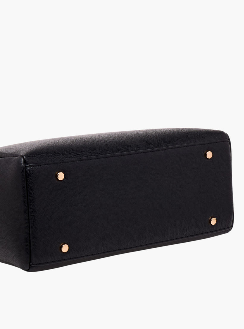 شنطة توت سادة مع حزام قابل للفصل وسحاب إغلاق من لو كومفورت-women-bagsandwallets-handbags-image-7