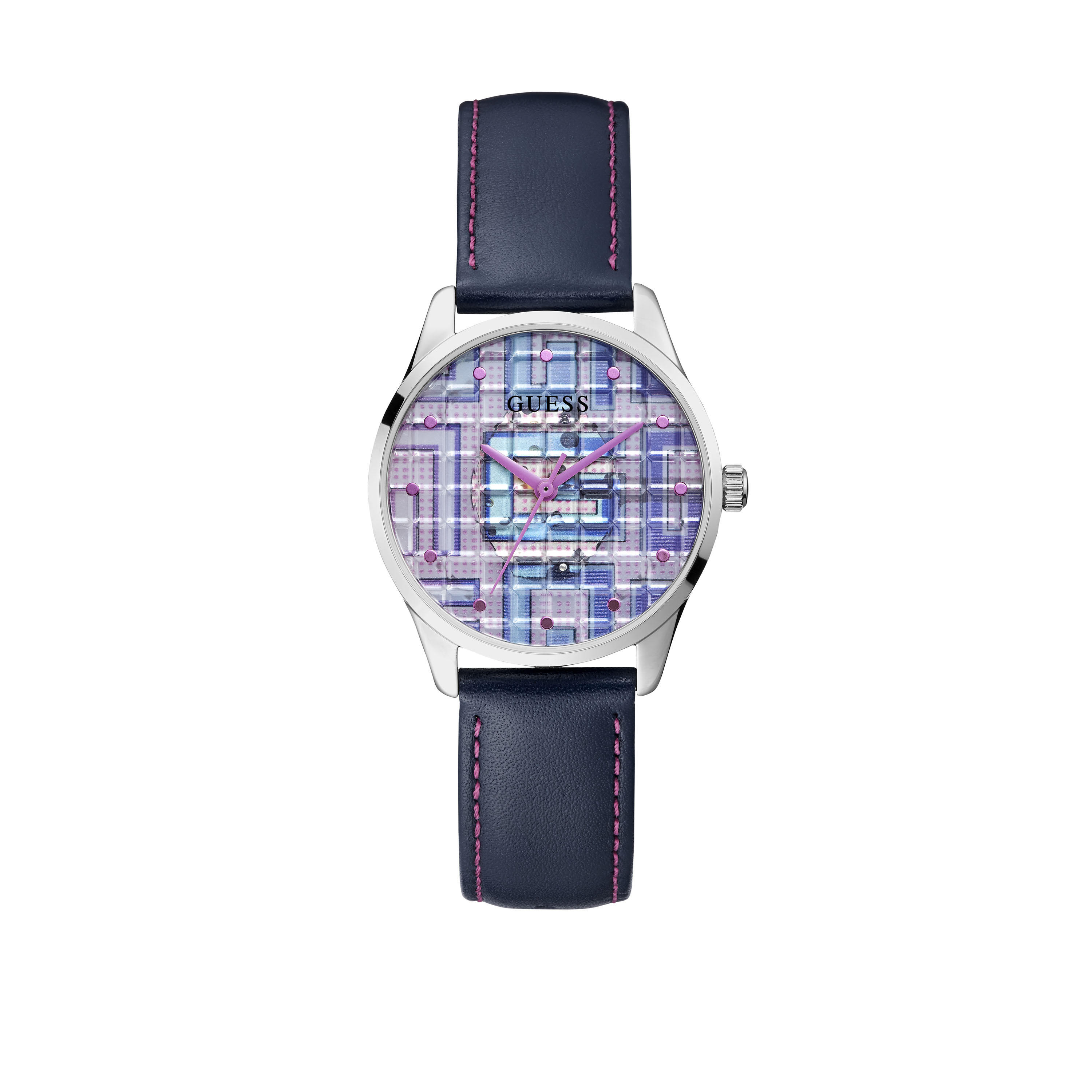 غيس-  ساعة نسائية سوار جلدي تناظرية أزرق مقاس 36 مم | GW0480L1-women-watchesandjewellery-watches-image-1