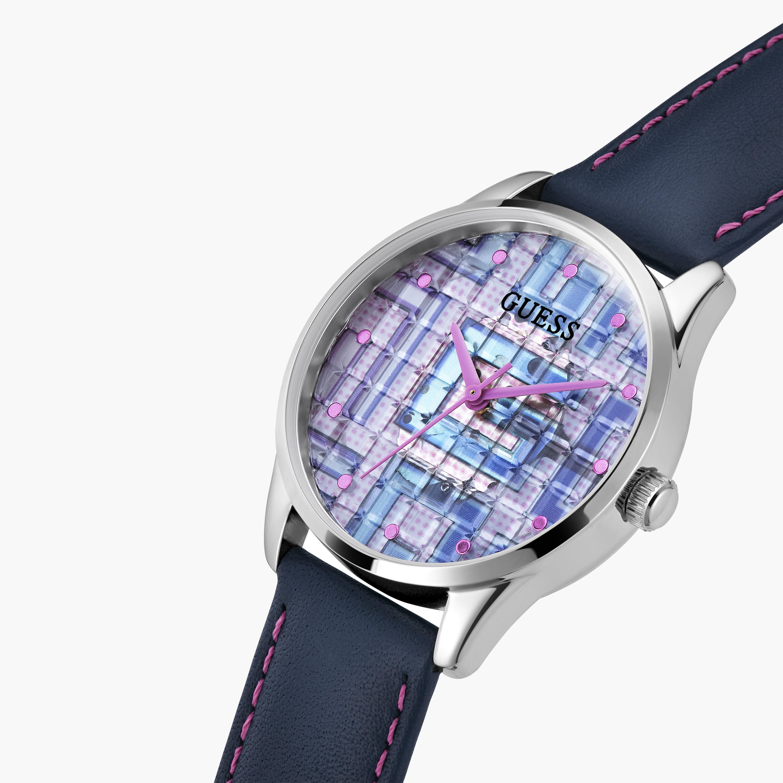 غيس-  ساعة نسائية سوار جلدي تناظرية أزرق مقاس 36 مم | GW0480L1-women-watchesandjewellery-watches-image-4