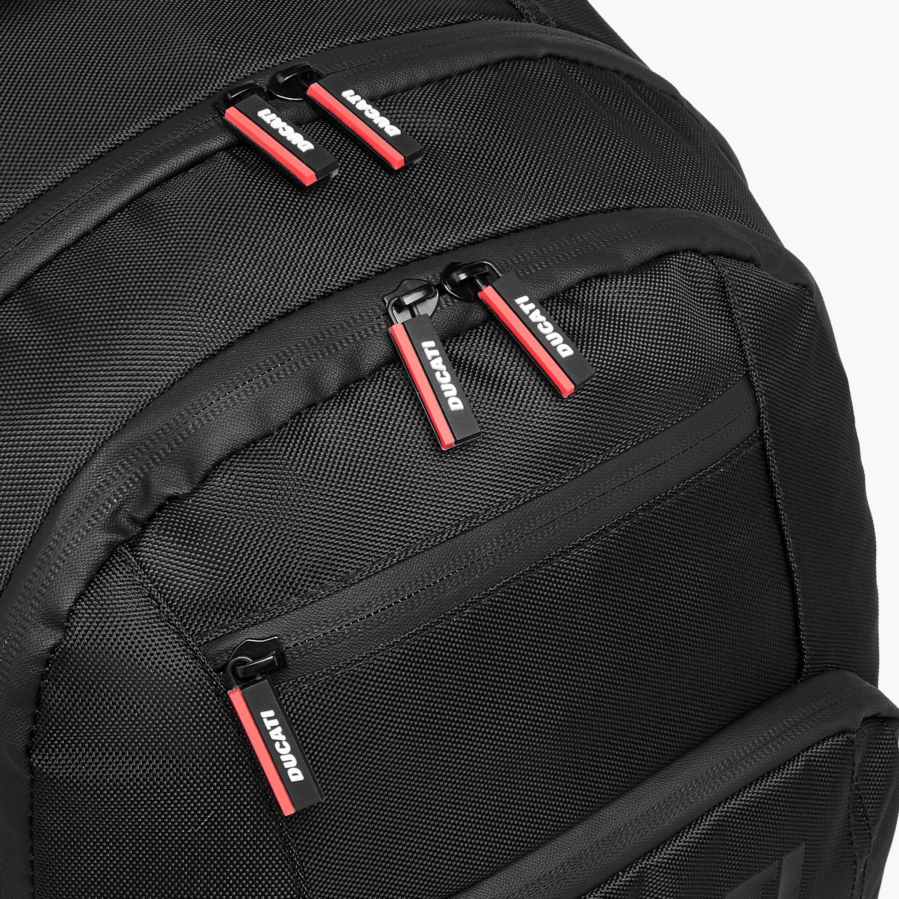 Ducati Piccolo 18-inch Solid Backpack with Adjustable Straps and Zip Closure - 46x34x15 cms-school-bagsandbackpacks-backpacks-image-6